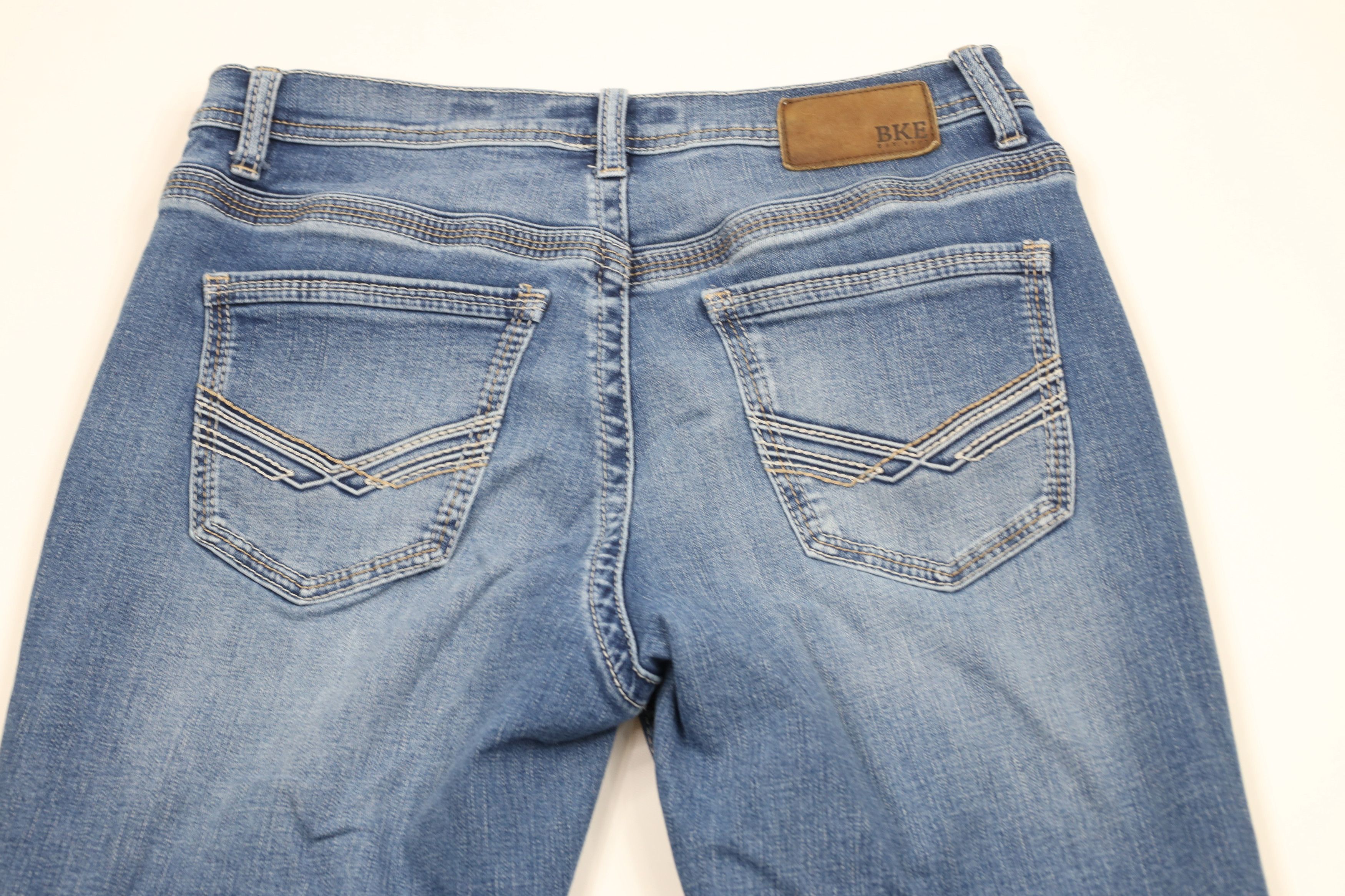 Vintage Buckle BKE Stitch Tyler Stretch Straight Leg Denim Jeans Size US 32 / EU 48 - 9 Thumbnail