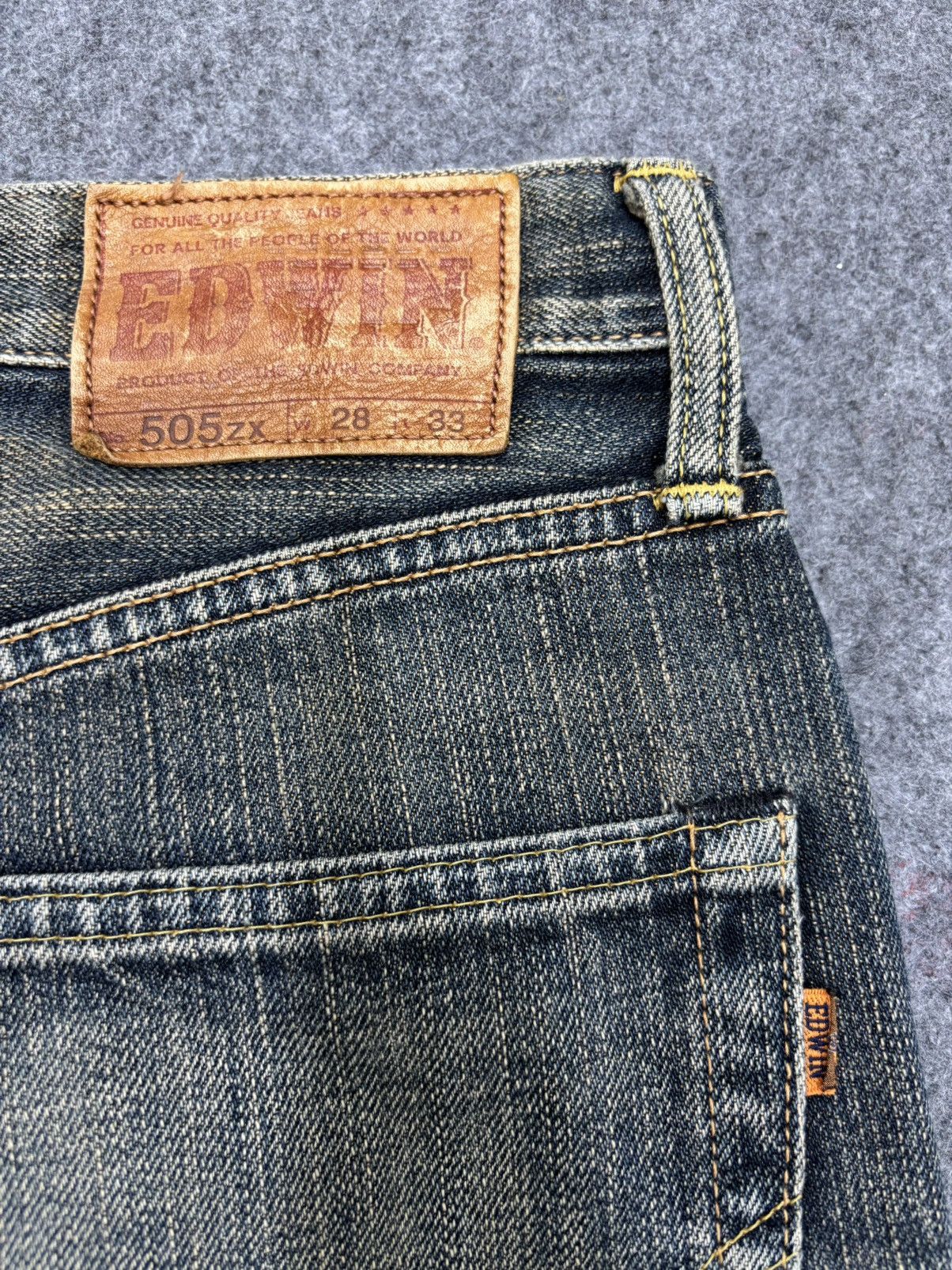 Japanese Brand 💥Insane 90s Mudwash💥Rare Edwin Rusty Selvedge Denim F659 Size US 30 / EU 46 - 16 Thumbnail