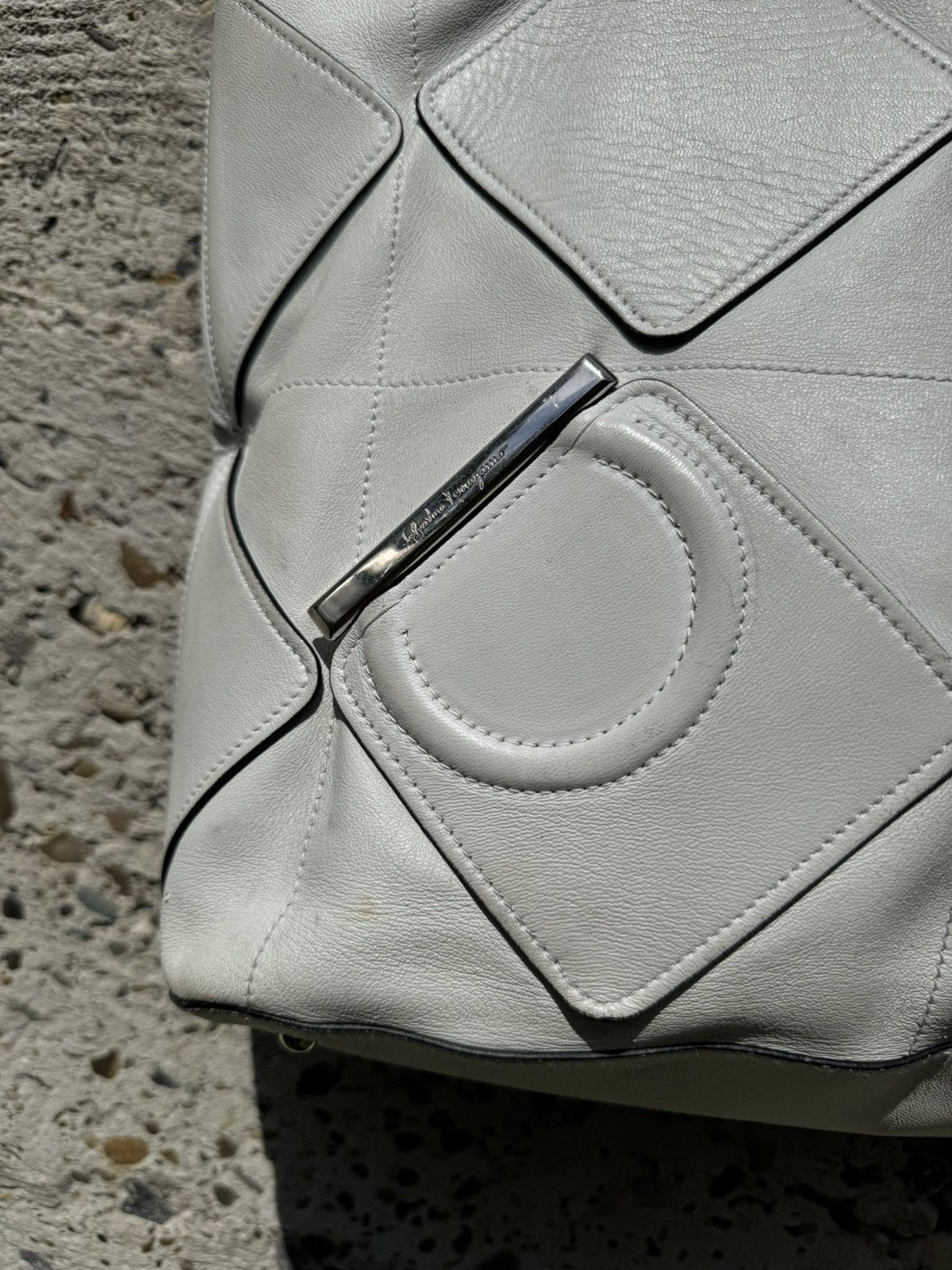Salvatore Ferragamo Salvatore Forregamo Leather Tote Bag Size ONE SIZE - 3 Thumbnail