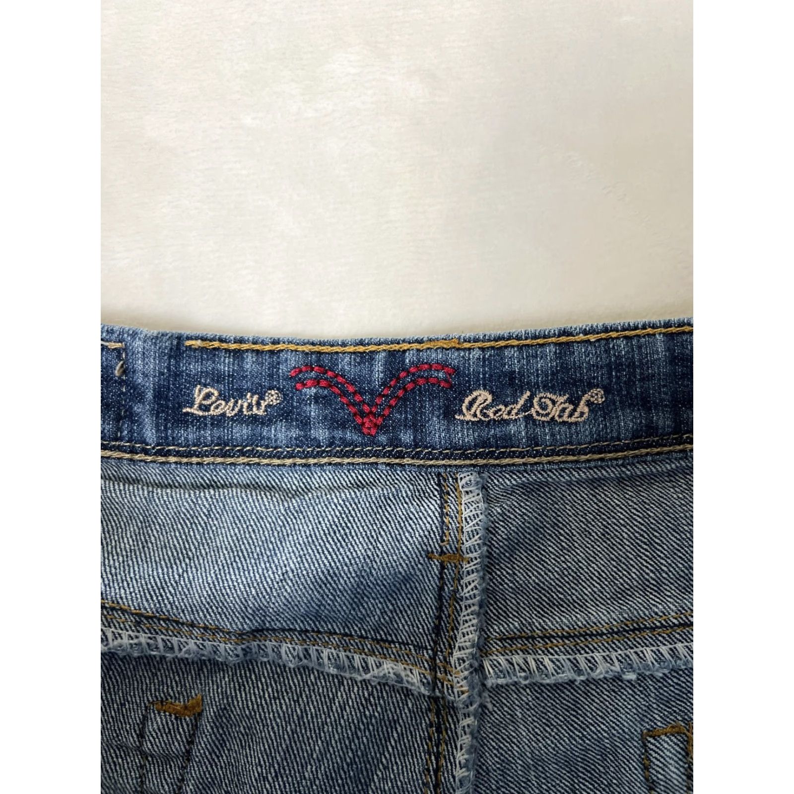 Levi's Levi's Jeans Womens 32 Blue Medium Wash Mid Rise Straight Leg Denim Pants Size 24" / US 00 / IT 34 - 6 Thumbnail