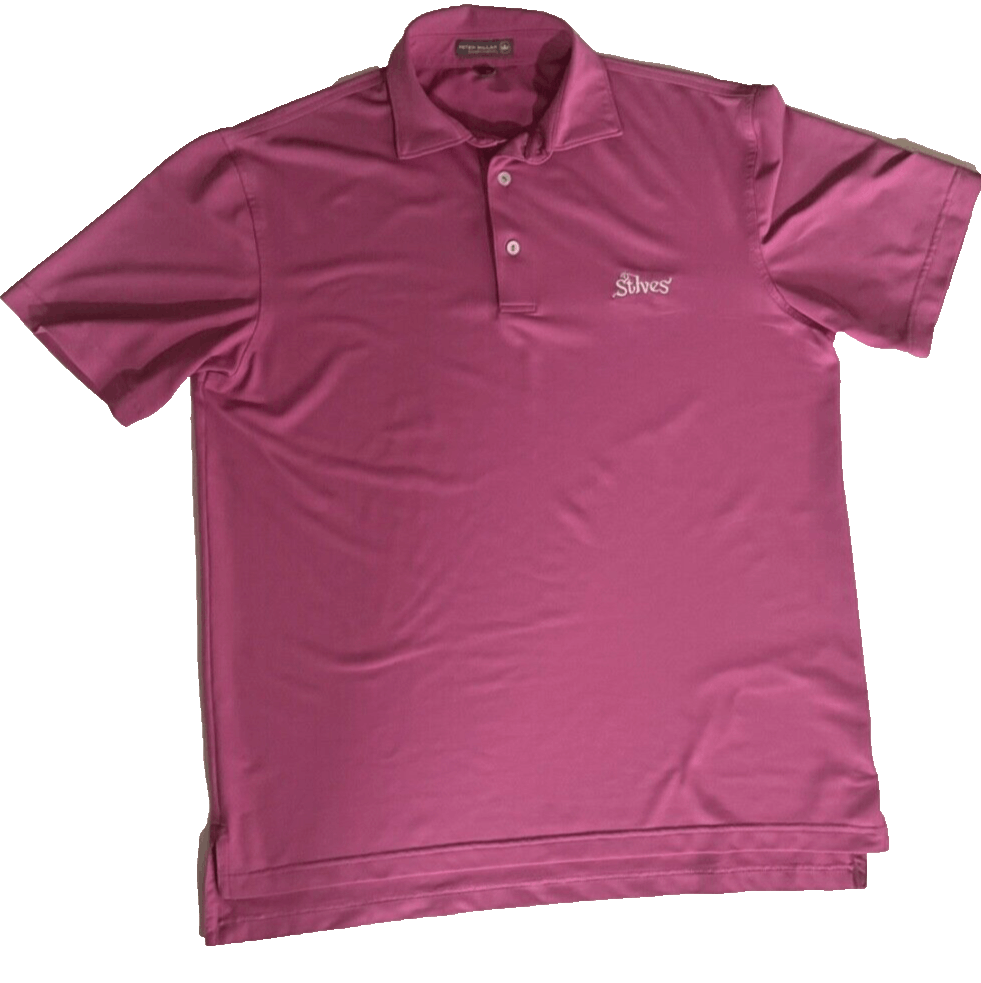 Peter Millar Peter Millar Shirt Mens M Pink Polo Short Sleeve St Ives Size US M / EU 48-50 / 2 - 1 Thumbnail