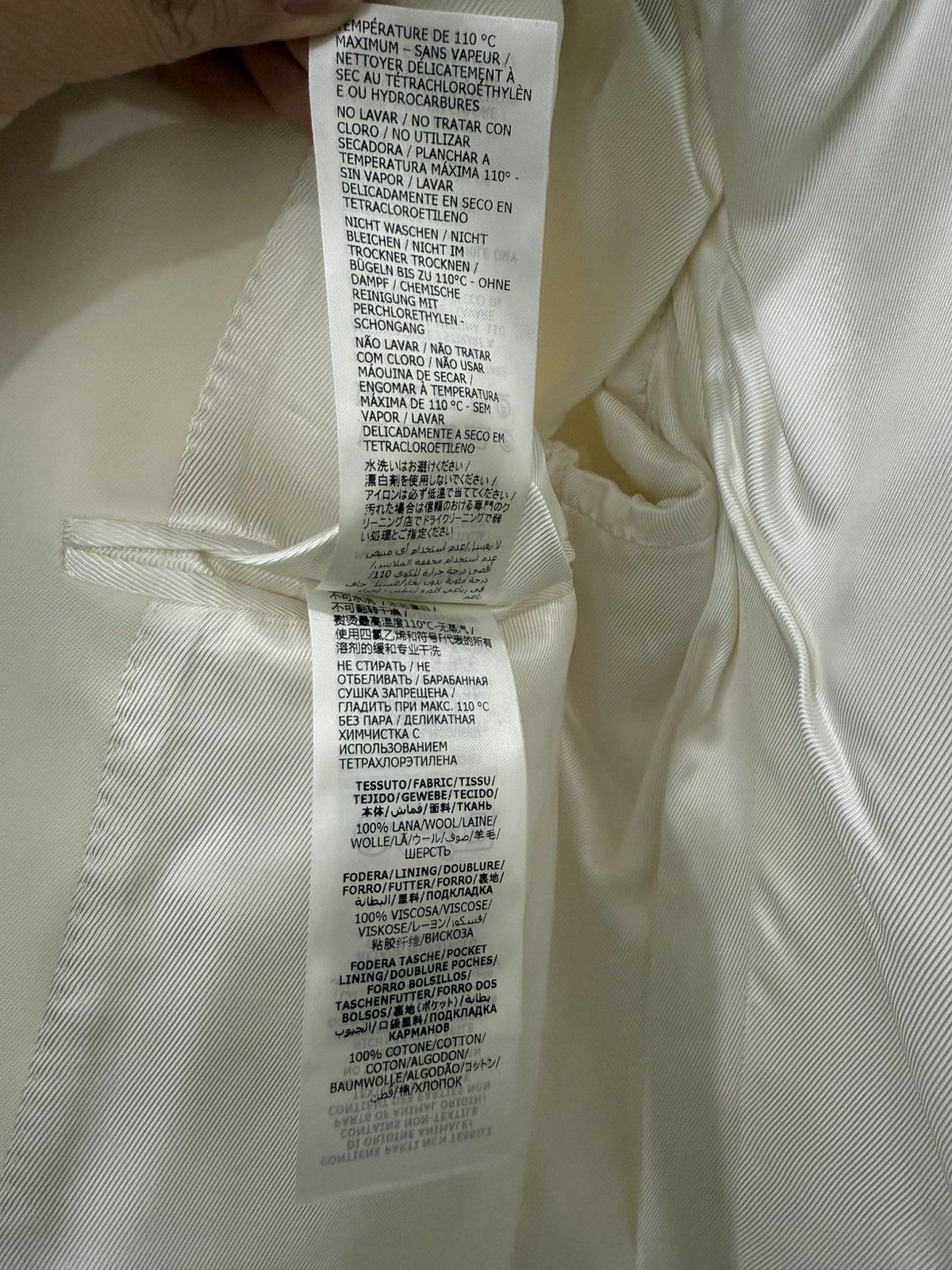 Alexander McQueen Alexander McQueen ivory wool blazer jacket 48 Size 48R - 9 Thumbnail