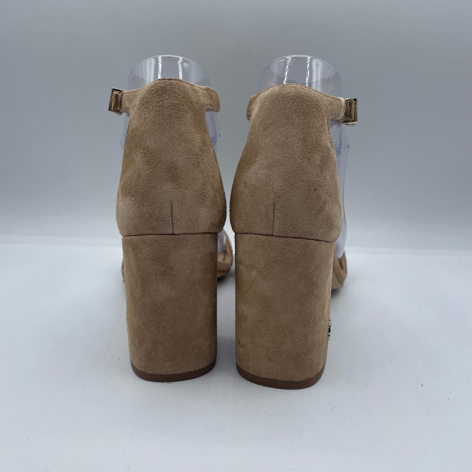 Sam Edelman Sam Edelman Daniella Heels Pumps Suede Oatmeal Beige Ankle 6 Size US 6 / IT 36 - 6 Thumbnail