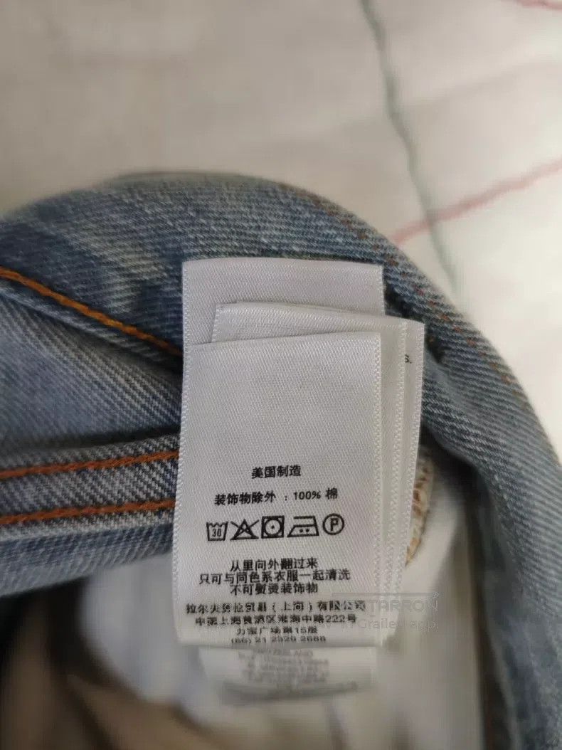 RRL Ralph Lauren RRL Ralph Lauren 24ss paint splatter ink wash jeans Size US 32 / EU 48 - 4 Thumbnail