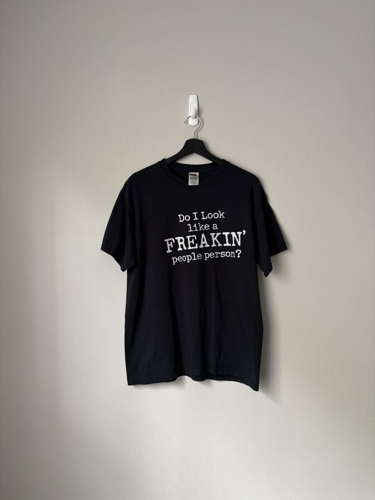 Vintage Do I Look Like A Freakin' People Person T-shirt Size US M / EU 48-50 / 2 - 2 Thumbnail