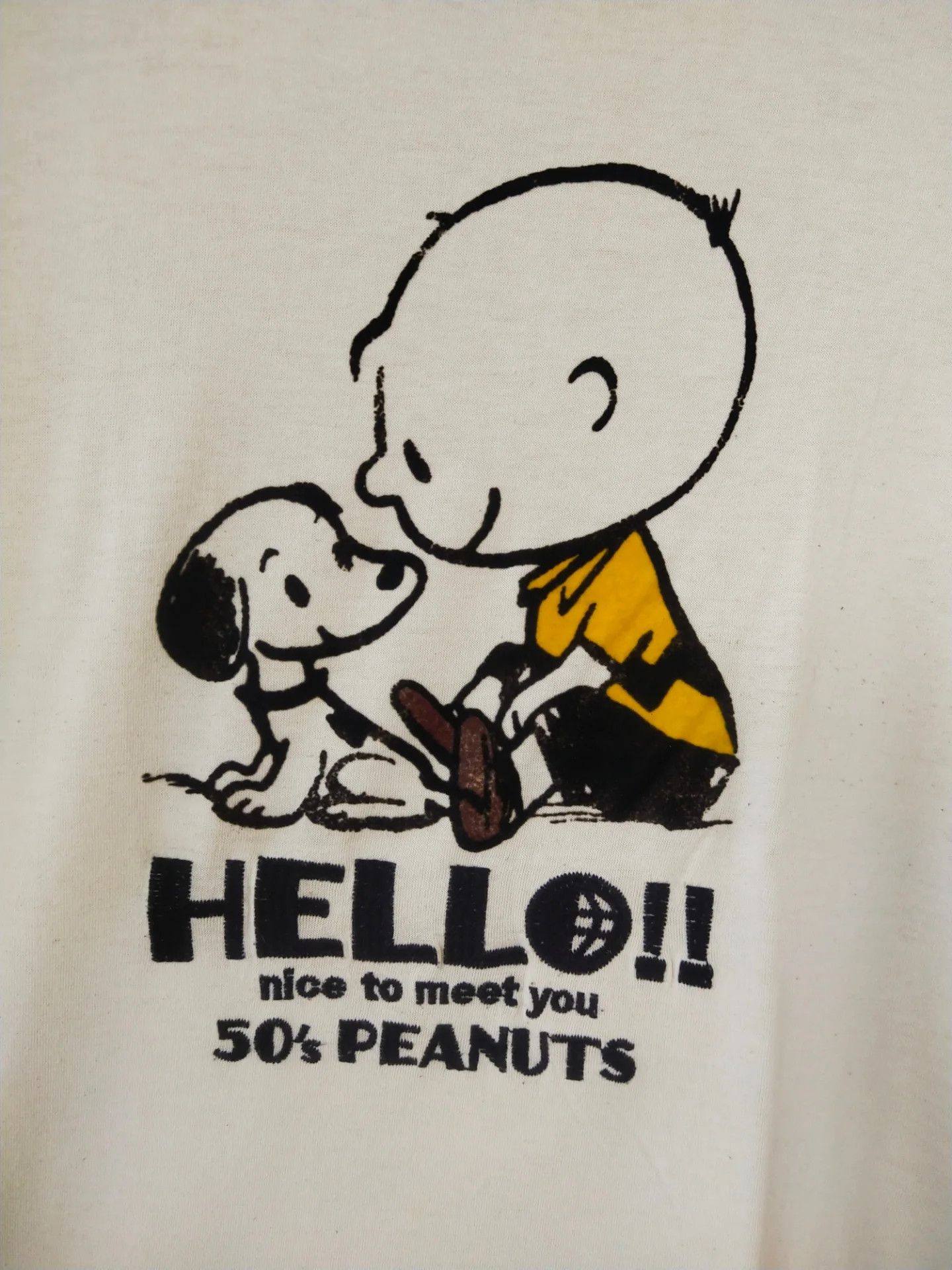 Peanuts Snoopy Peanuts 50's Art Cartoon Tee Size US M / EU 48-50 / 2 - 2 Thumbnail