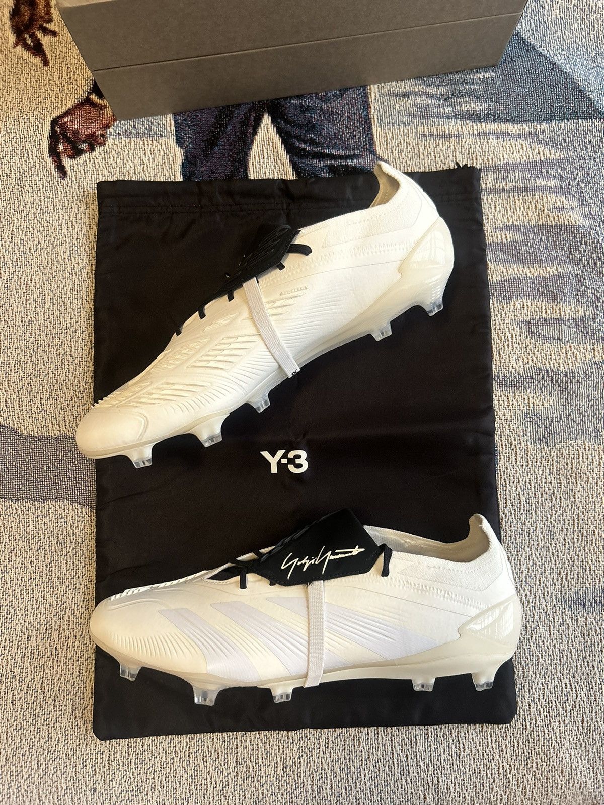 Adidas Adidas Y-3 Predator Elite Foldover Tongue FG Size US 12 / EU 45 - 2 Thumbnail