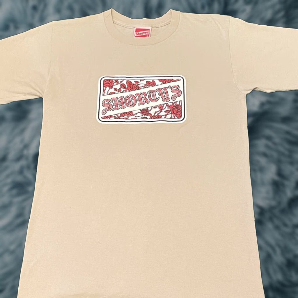 Spell VINTAGE Shortys 90s Skate Tee Shirt Mens Size S Beige Skateboard VTG Spell Out Y2k Size US S / EU 44-46 / 1 - 1 Thumbnail