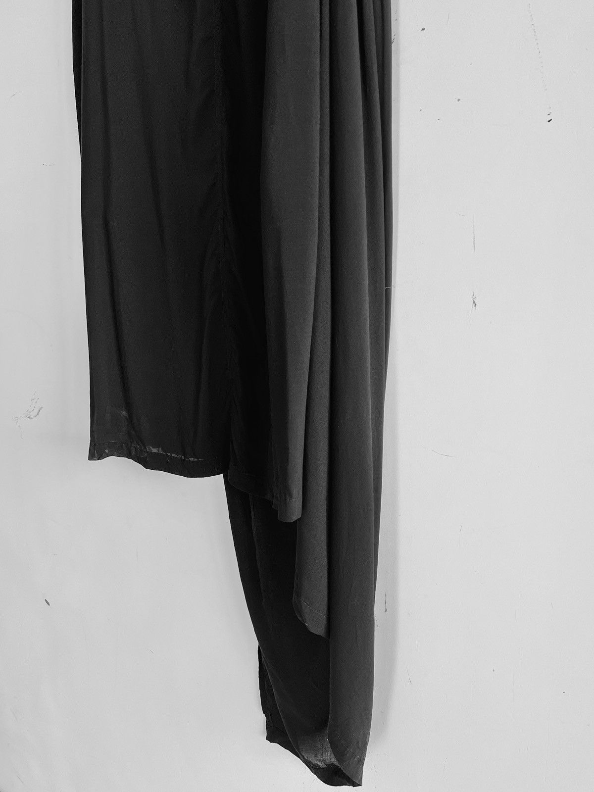 Yohji Yamamoto Yohji Yamamoto Pour Homme - Rayon Front Gathered Skirt Size US 30 / EU 46 - 5 Thumbnail