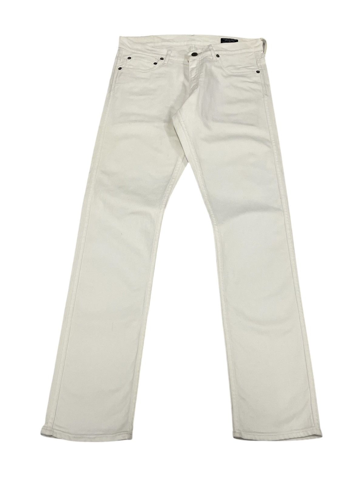 Pure Blue Japan JAPANBLUEJEANS X Mens Bigi White Jeans Size US 31 - 2 Thumbnail