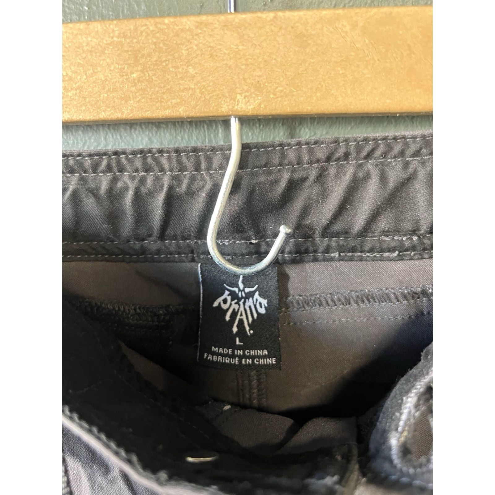 Prana Prana Mens Gray Outdoor Hiking Nylon Cargo Pants Size L Size US 33 - 3 Thumbnail