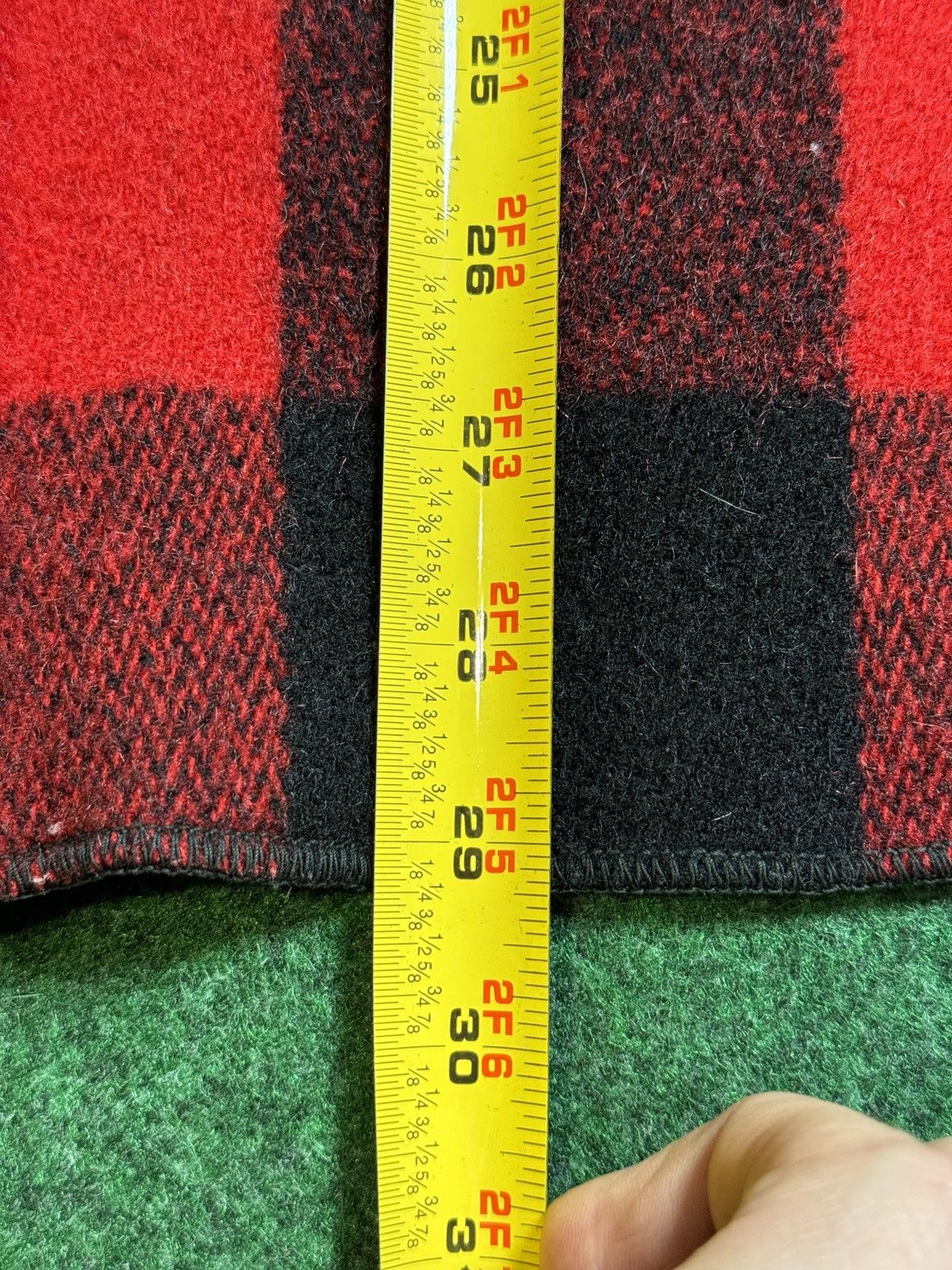 Vintage × Woolrich Woolen Mills Vintage 40s Woolrich True Vintage Red Plaid WWII Era Flannel Size US L / EU 52-54 / 3 - 5 Thumbnail