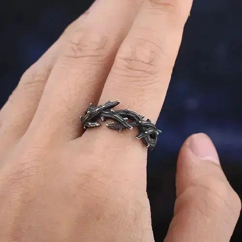 Other Irregular Thorns Ring Size 7 8 9 10 11 Size ONE SIZE - 1 Thumbnail