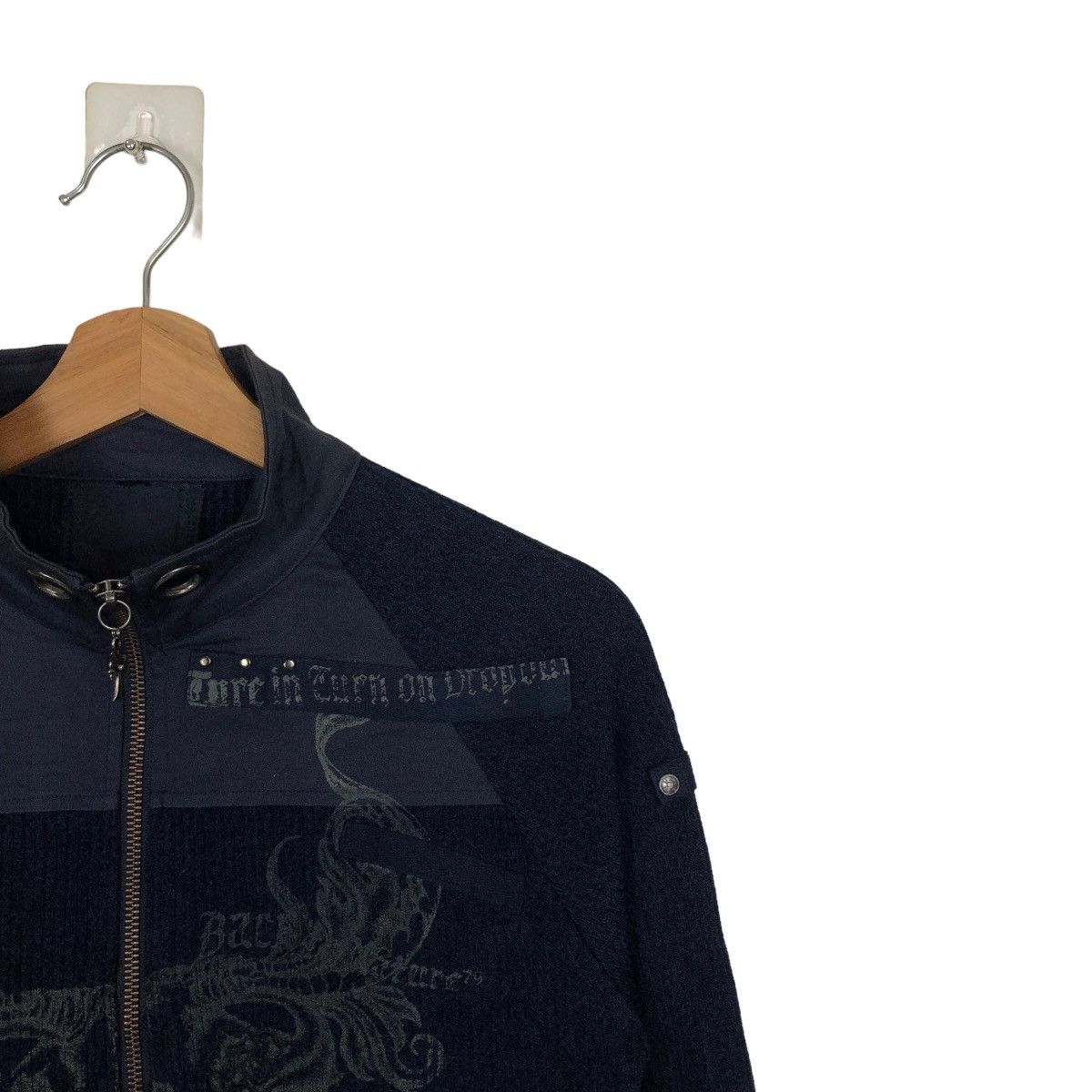 Japanese Brand 🔥RARE VINTAGE CROPPED JACKET JAPAN INSPIRE CHROME HEARTS Size M / US 6-8 / IT 42-44 - 5 Thumbnail