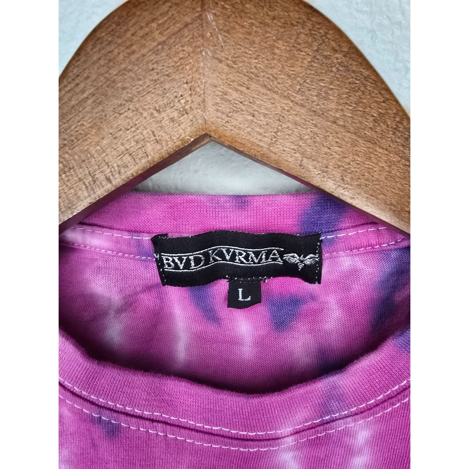 Vintage Dead Garden Shirt Tie Dye Tee Purple Blue BVD KVRMA Large Size US L / EU 52-54 / 3 - 7 Thumbnail