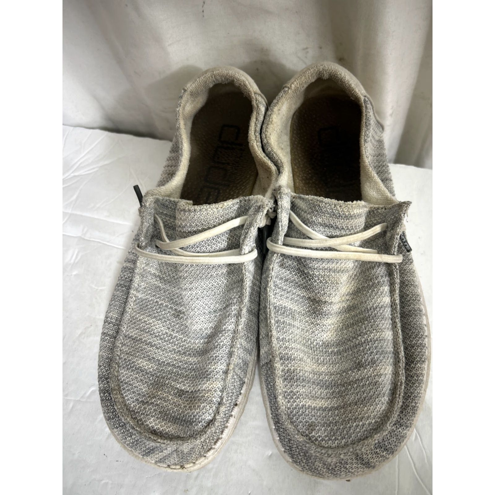 Vintage Hey Dude Wendy Sox Womens 8 Glacier Grey Slip-On Low Shoes Size ONE SIZE - 7 Thumbnail