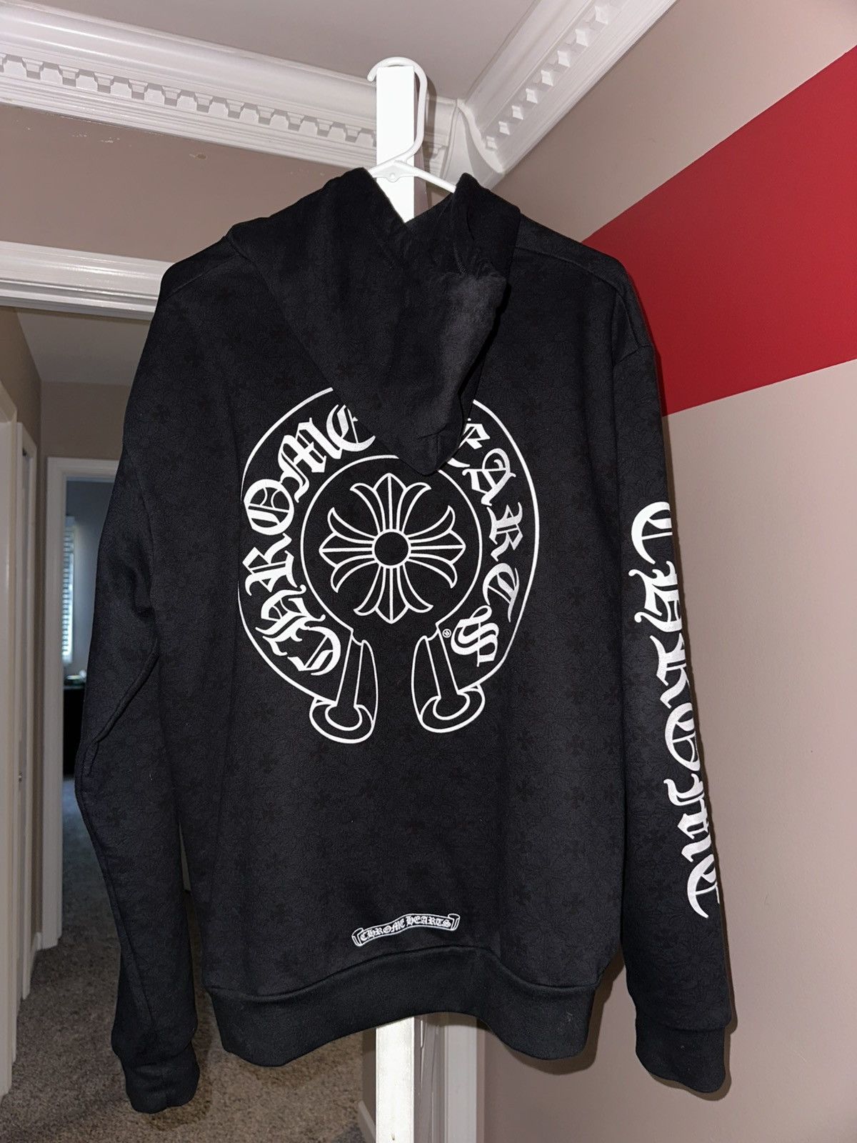 Chrome Hearts Chrome Hearts Plus Cross Allover Horseshoe Hoodie –Black (S) Size US S / EU 44-46 / 1 - 9 Thumbnail