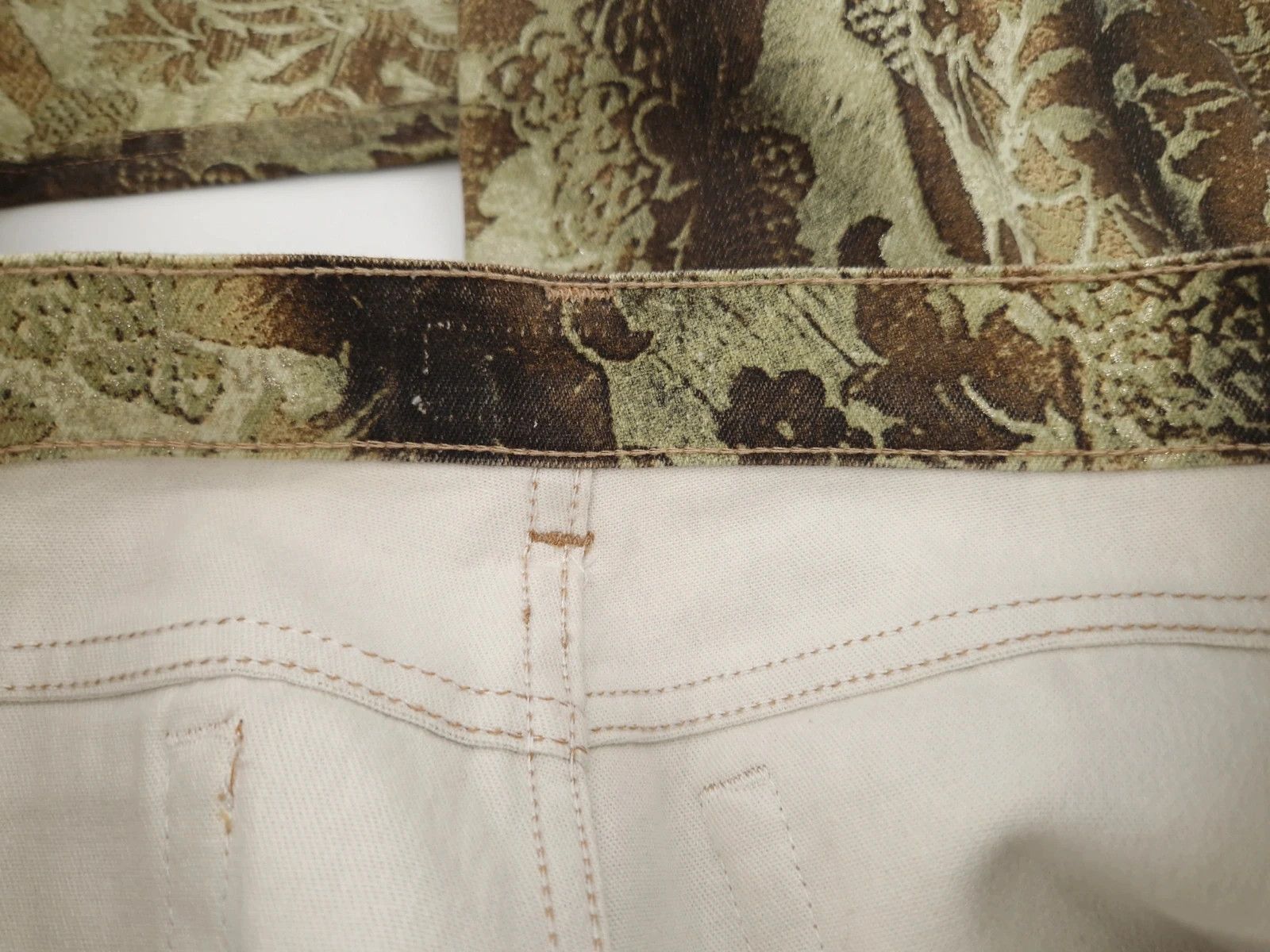 Roberto Cavalli Vintage real tree tattoo denim Size US 34 / EU 50 - 9 Thumbnail