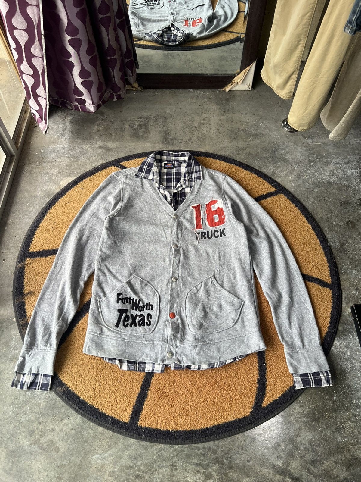 Dickies 🔥Rare Dickies Fortworth Texas Flannel Button Cardigan Size US M / EU 48-50 / 2 - 2 Thumbnail