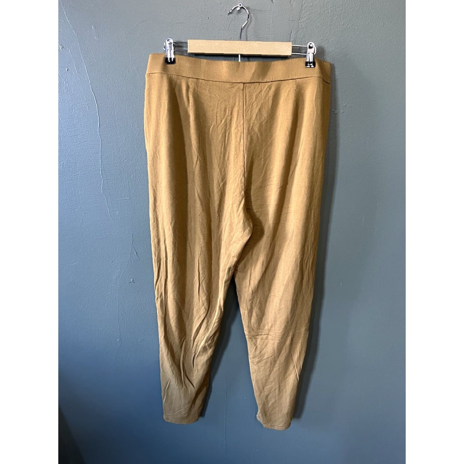 J. Jill Purejill Womens Pants Fleece Brown Pull On XL Tranquility Size 40" / US 18 - 2 Thumbnail