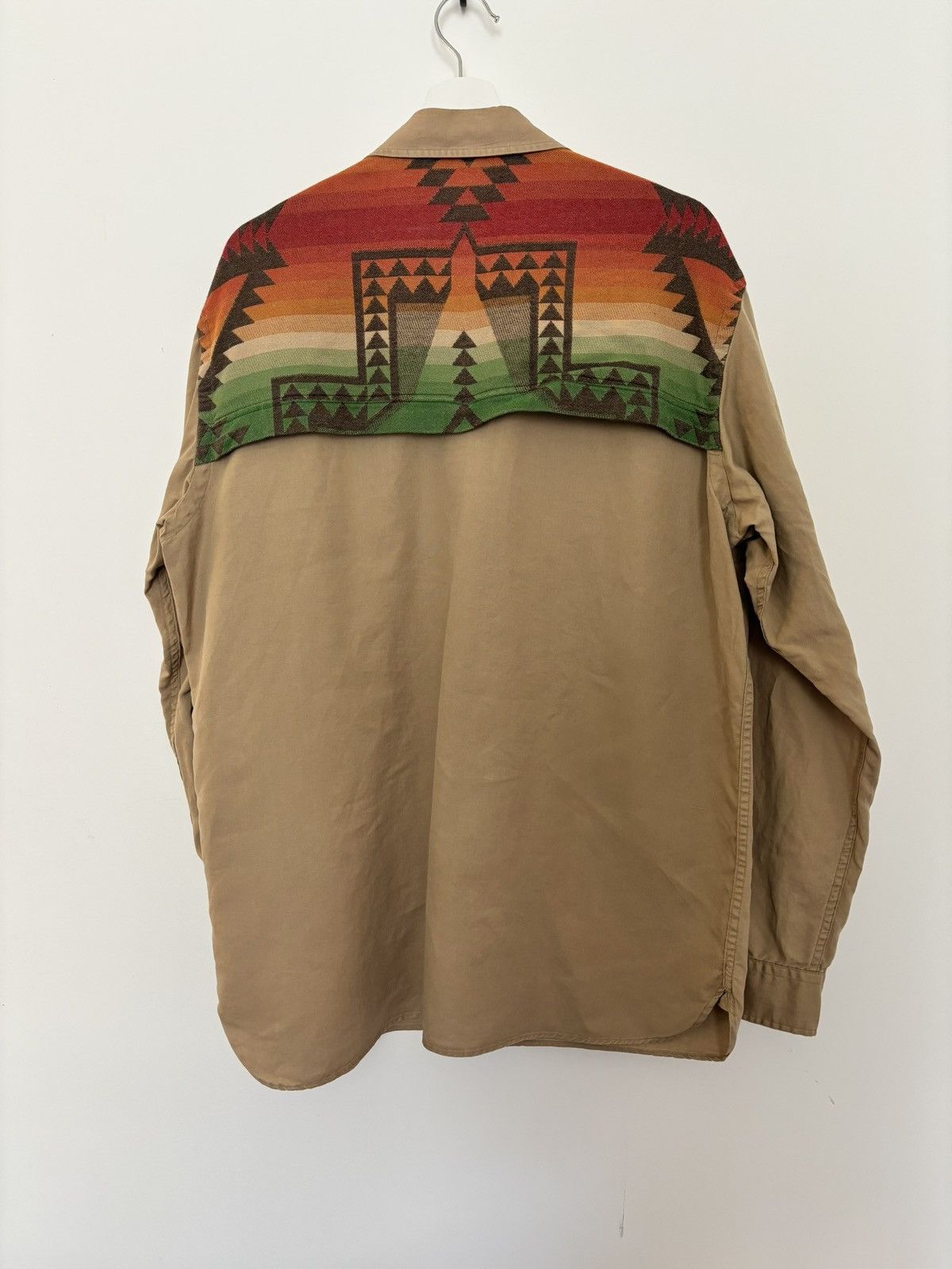 Polo Ralph Lauren Polo Ralph Lauren Southwestern Navajo Panel Shirt Tan L Size US L / EU 52-54 / 3 - 4 Thumbnail