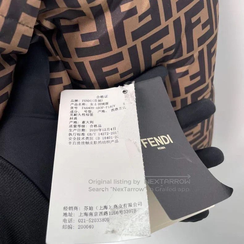 Fendi Fendi Short Down Jacket - Black Size S / US 4 / IT 40 - 4 Thumbnail