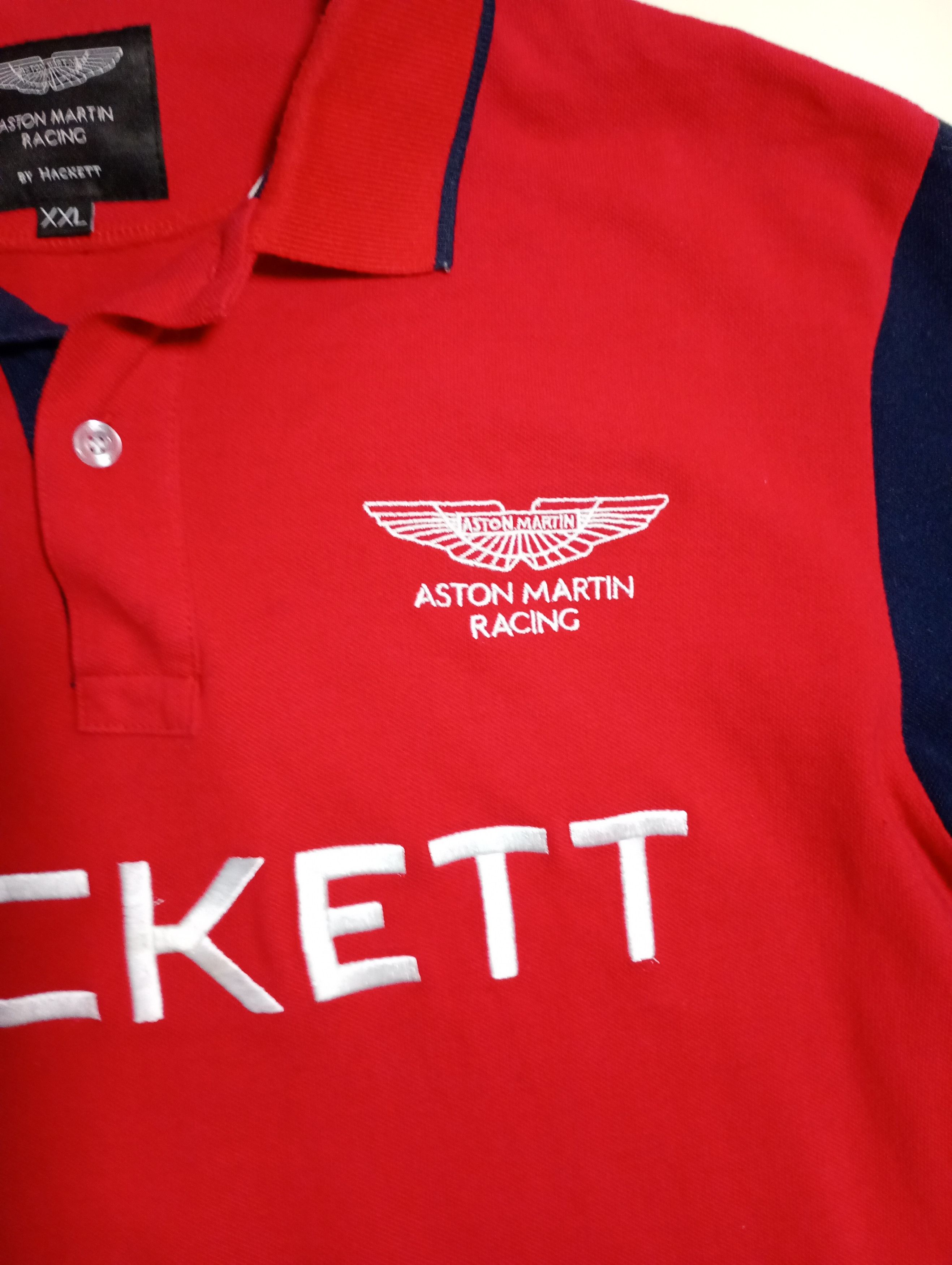 Hackett Hackett Aston Martin Racing Long Sleeve Polo Shirt Size US XXL / EU 58 / 5 - 8 Thumbnail