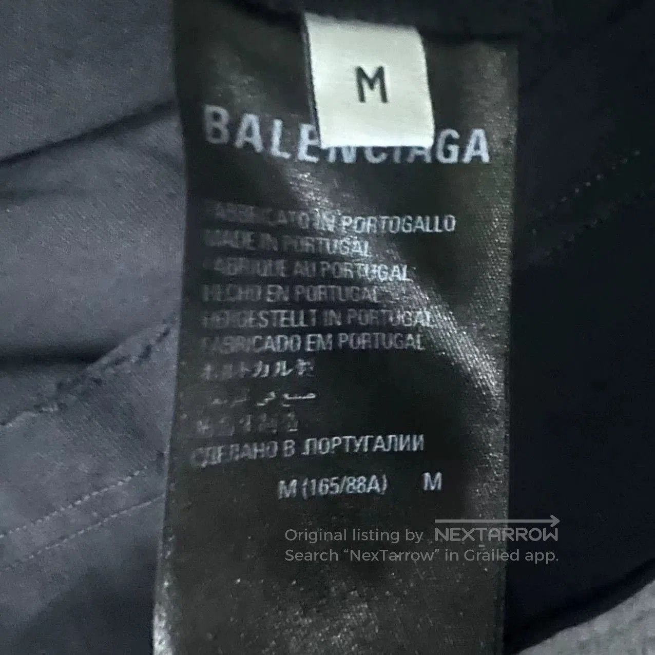 Balenciaga Balenciaga Letter Print Hole Short Sleeve T-shirt. Size US M / EU 48-50 / 2 - 5 Thumbnail