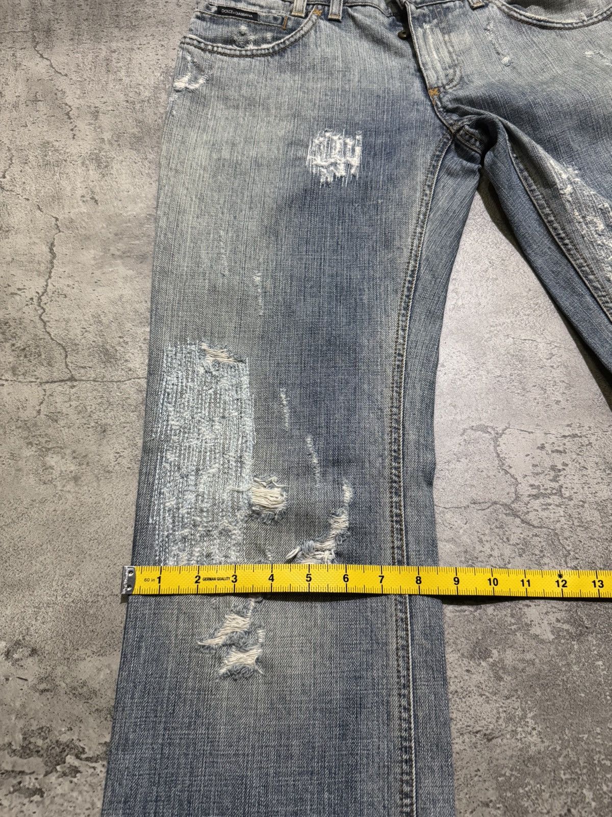 Dolce & Gabbana Dolce & Gabbana Distressed bootcut jeans Size US 33 - 17 Thumbnail