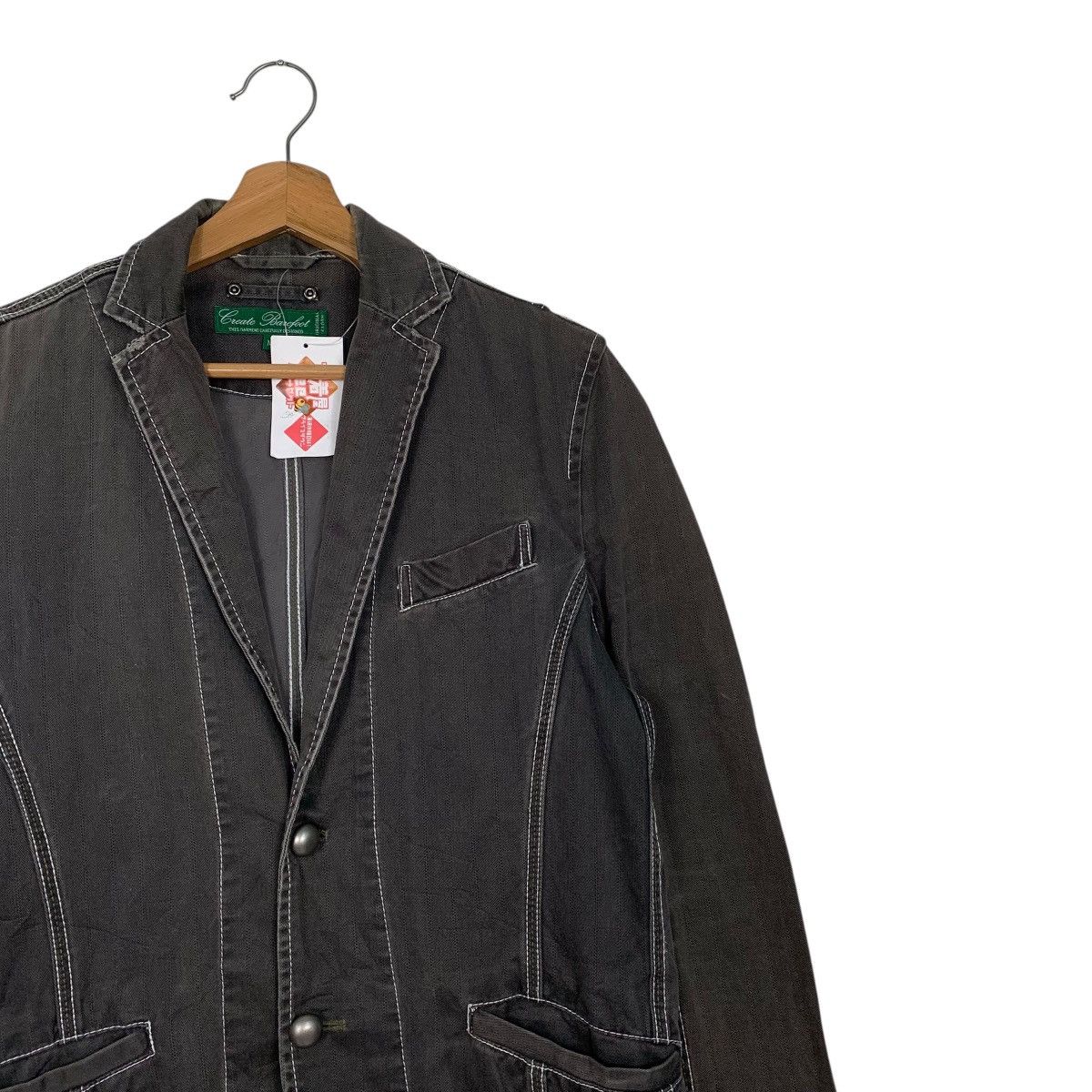 Japanese Brand Create Barefoot Casual Jacket Size US S / EU 44-46 / 1 - 5 Thumbnail