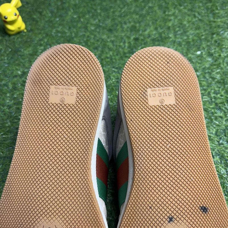 Gucci Gucci Screener Low-Top Sneakers in Gray - Size US 6.5 / EU 39-40 - 5 Thumbnail