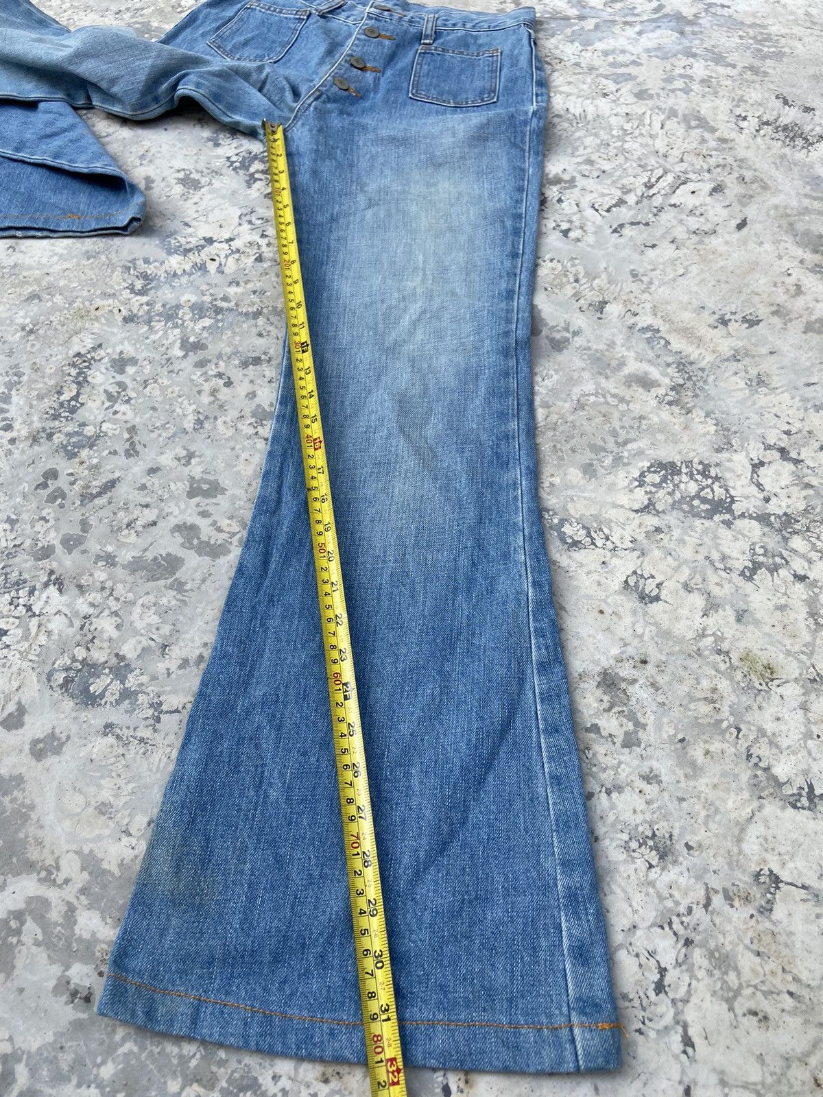 Vintage × Wrangler Vintage Wrangler flare denim pants women Size 26" / US 2 / IT 38 - 13 Thumbnail