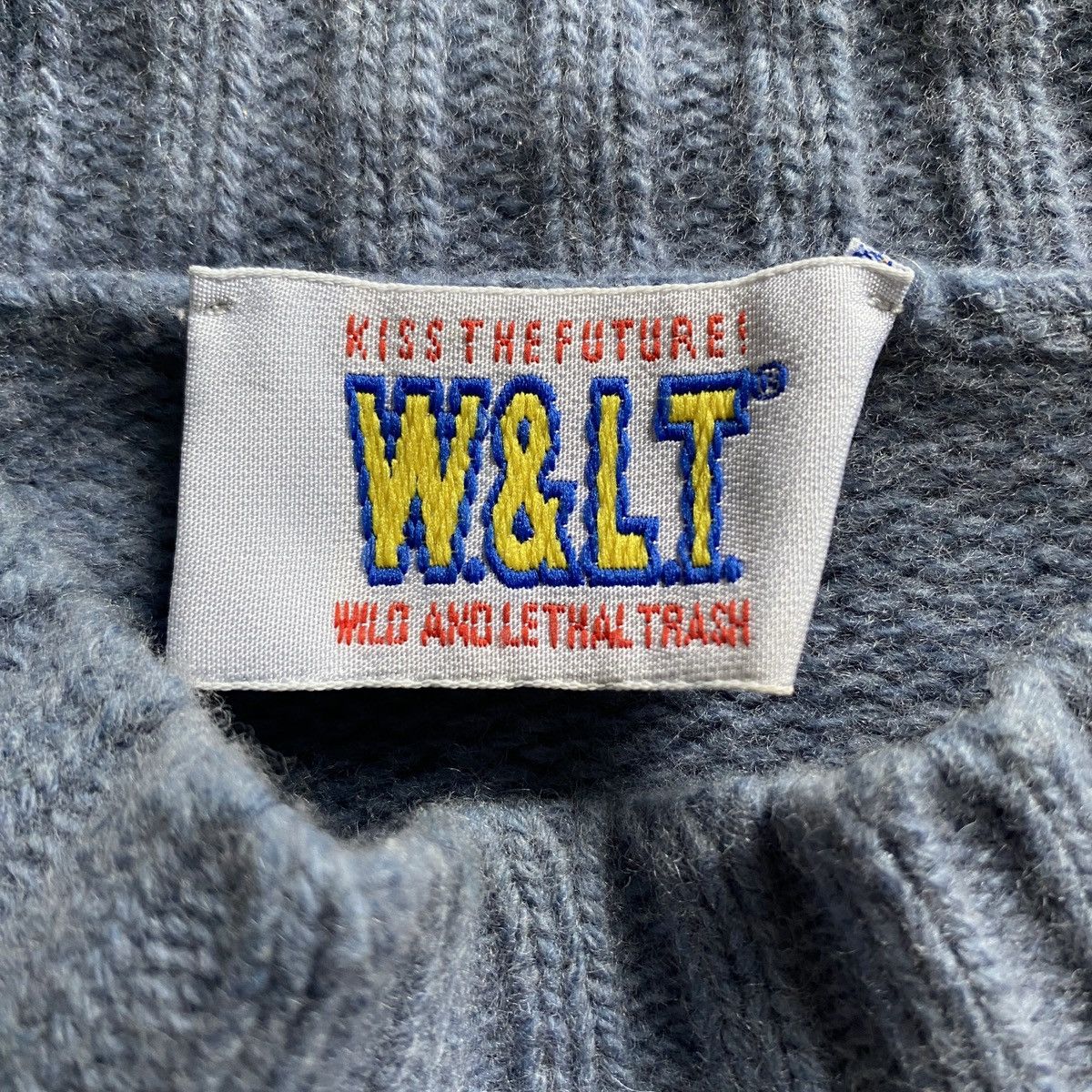 W&LT A/W 2001 W&LT W-Logo Wool Knit Sweater Size US XS / EU 42 / 0 - 5 Thumbnail