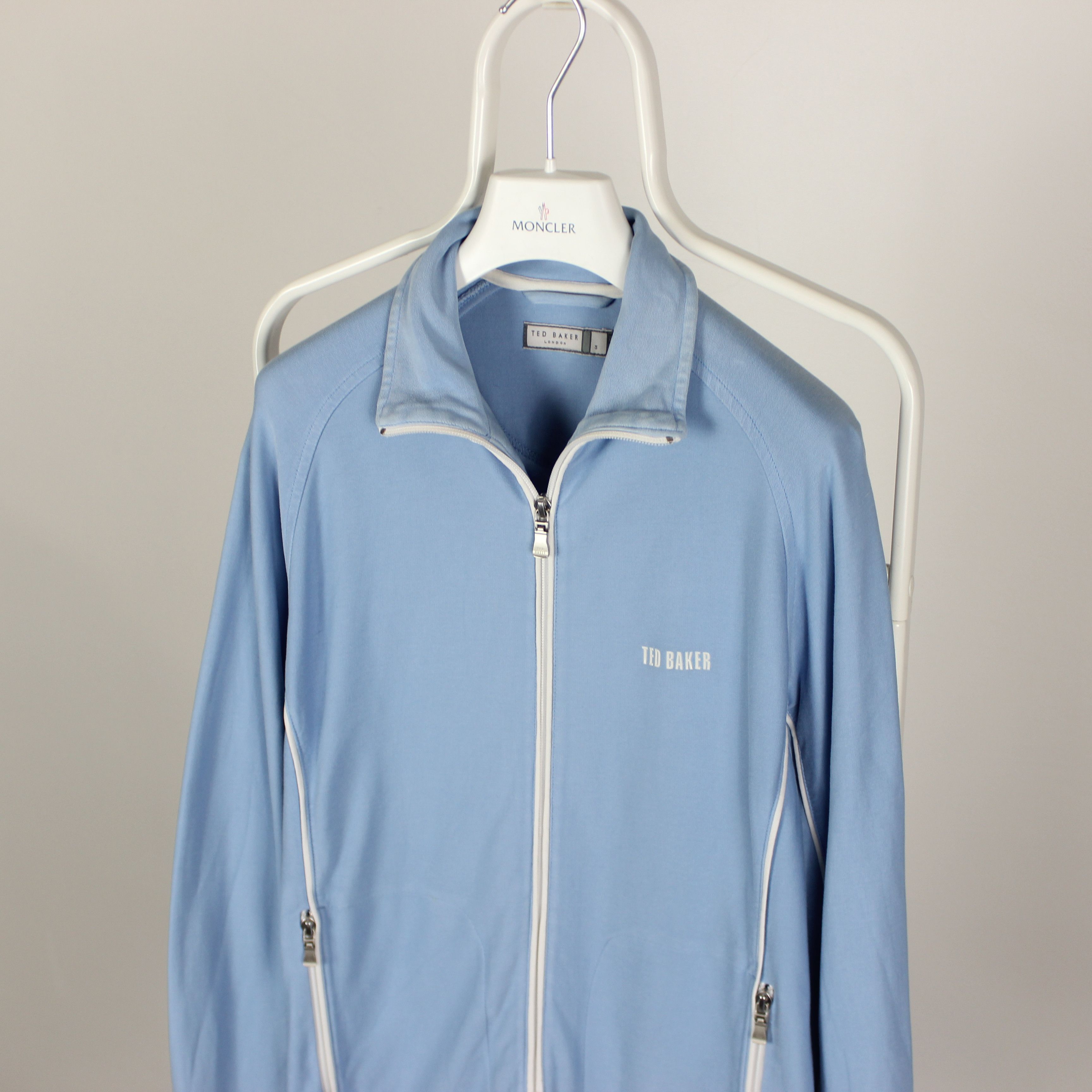 Ted Baker Ted Baker full zip sweatshirt men M L blue Size US L / EU 52-54 / 3 - 9 Thumbnail