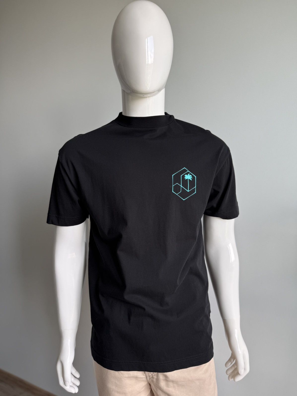 Palm Angels Palm Angels Heavensake Grand Prix de Monaco Tee Black Azure Size US S / EU 44-46 / 1 - 3 Thumbnail