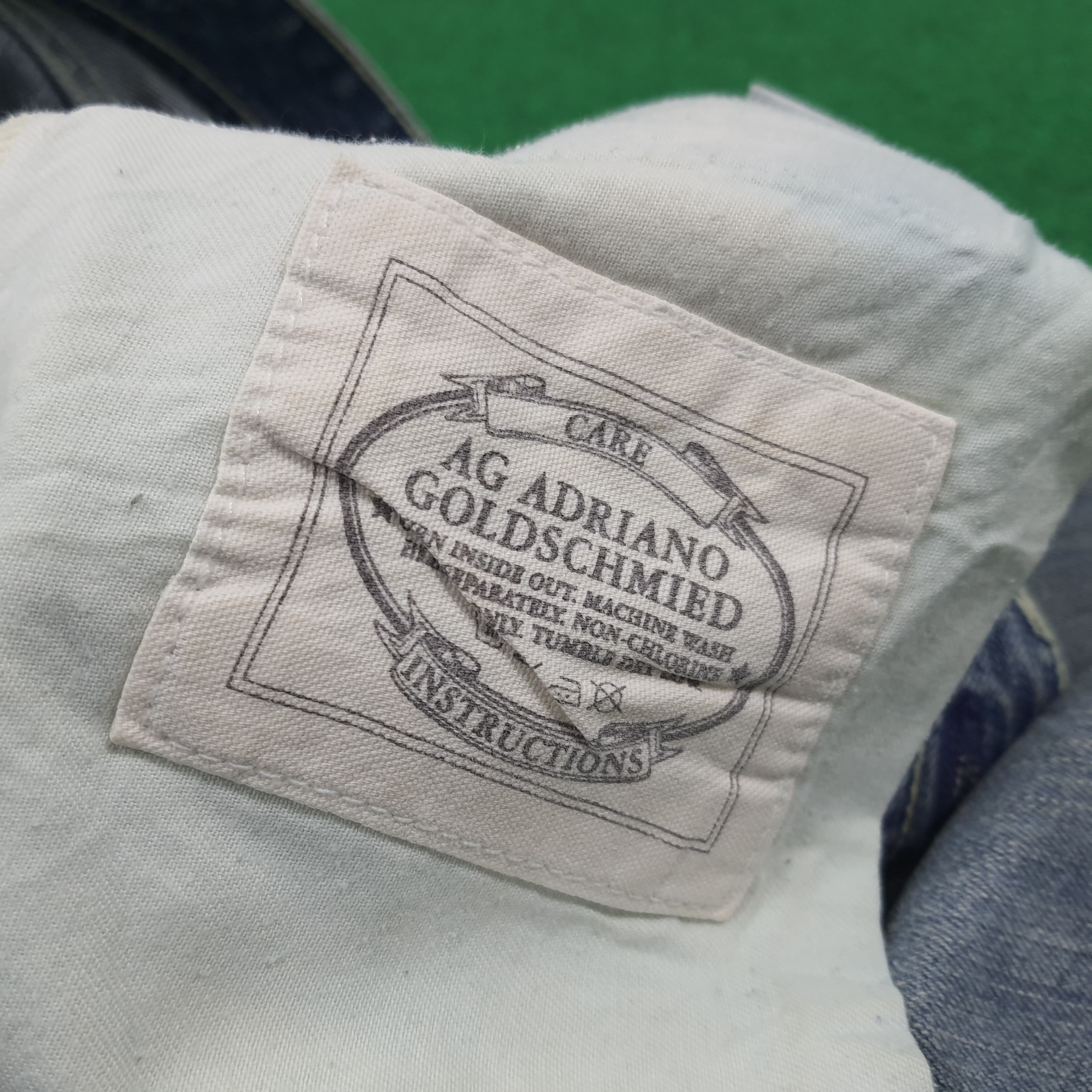 AG Adriano Goldschmied × Designer × Vintage Vintage AG Adriano Goldschmied Designer Denim Pants Size US 30 / EU 46 - 13 Thumbnail