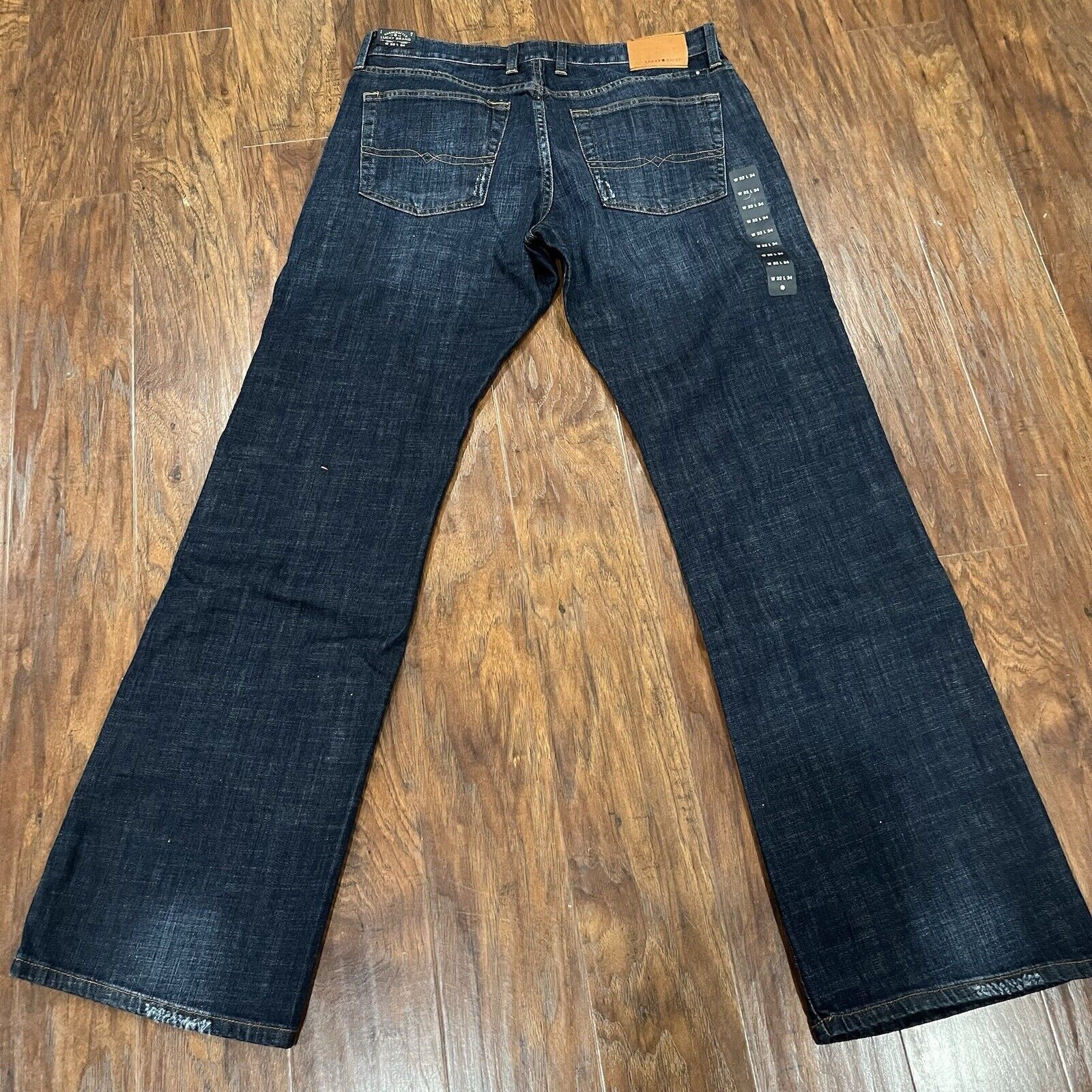 Lucky Brand Men Lucky Brand 455 Relaxed Boot Cut Size 32/34 Dark Wash Size US 32 / EU 48 - 2 Thumbnail