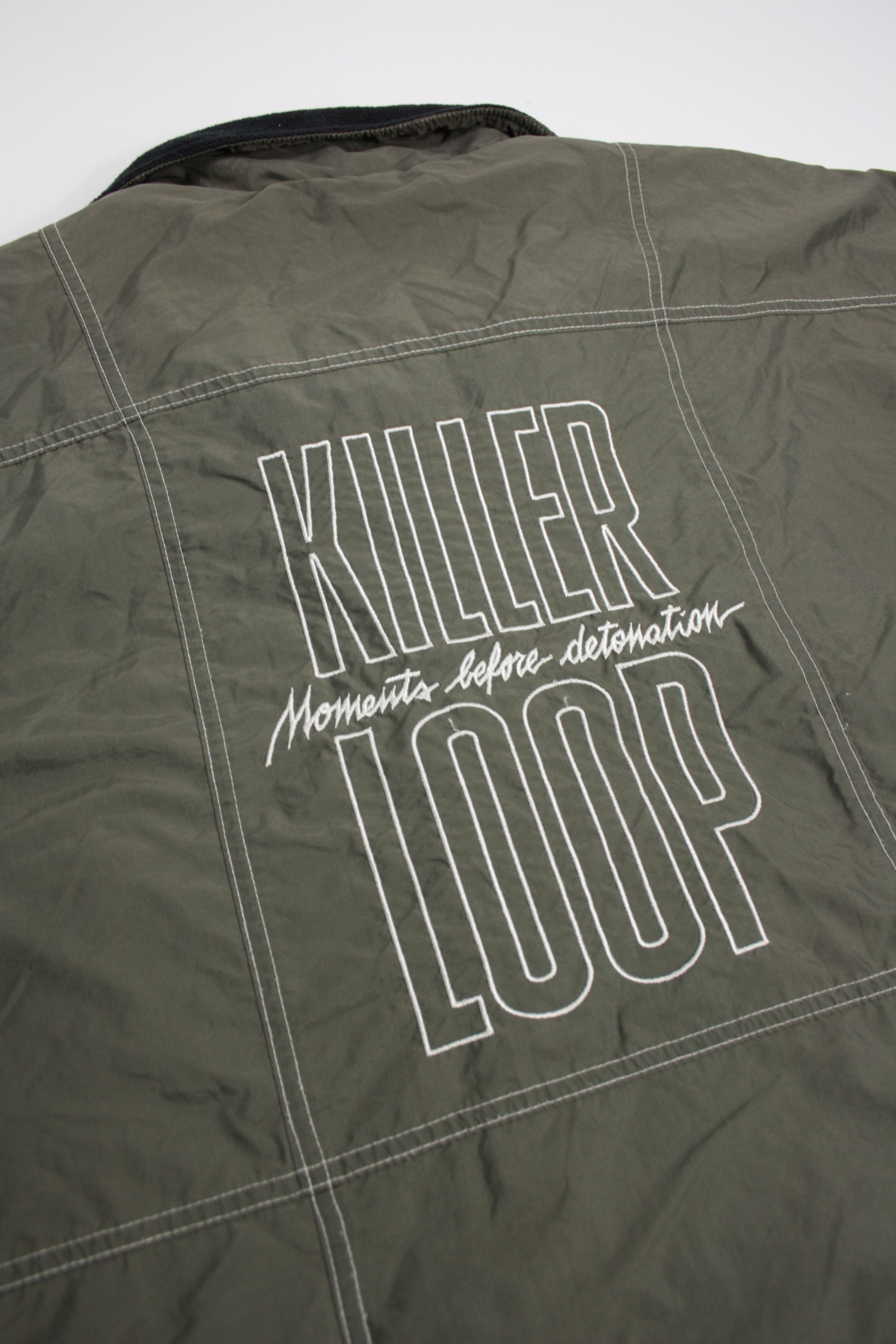 Japanese Brand × Vintage Killer Loop Y2K Vintage Fleece & Nylon Anorak Jacket Size US L / EU 52-54 / 3 - 4 Thumbnail
