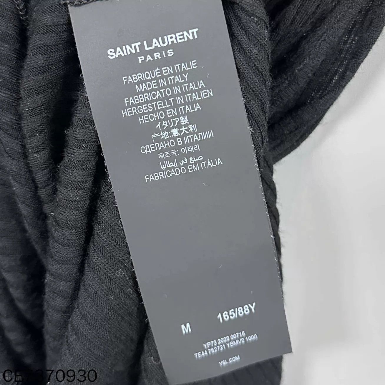 Saint Laurent Paris Saint Laurent Black Logo Embroidered Knit Vest M Size M / US 6-8 / IT 42-44 - 4 Thumbnail