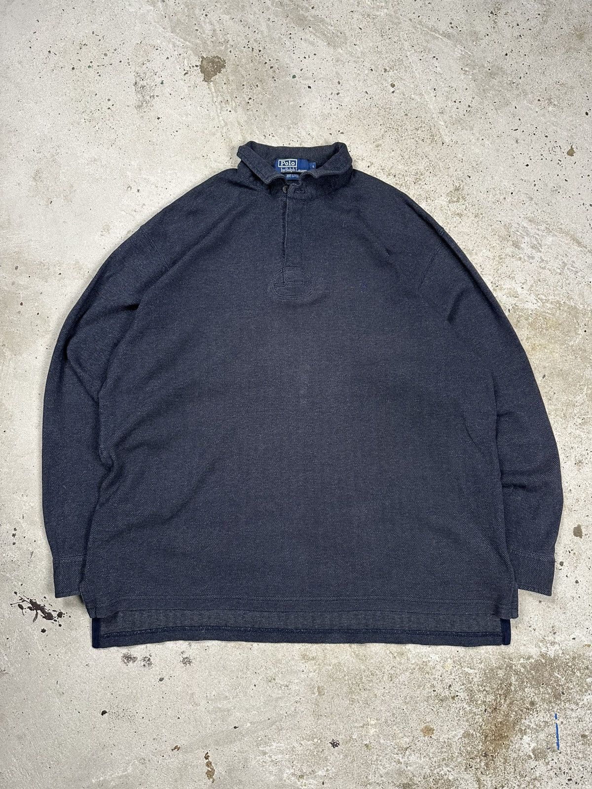 Polo Ralph Lauren Vintage Y2K Polo Ralph Lauren Rugby Long Sleeve Knitted Size US L / EU 52-54 / 3 - 1 Thumbnail