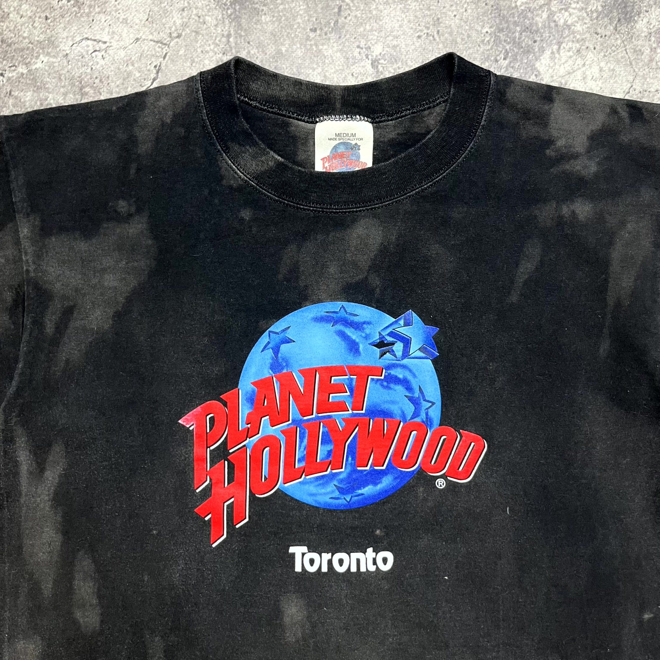 Planet Hollywood Vintage Planet Hollywood Distressed Black T-Shirt Size M Size US M / EU 48-50 / 2 - 2 Thumbnail