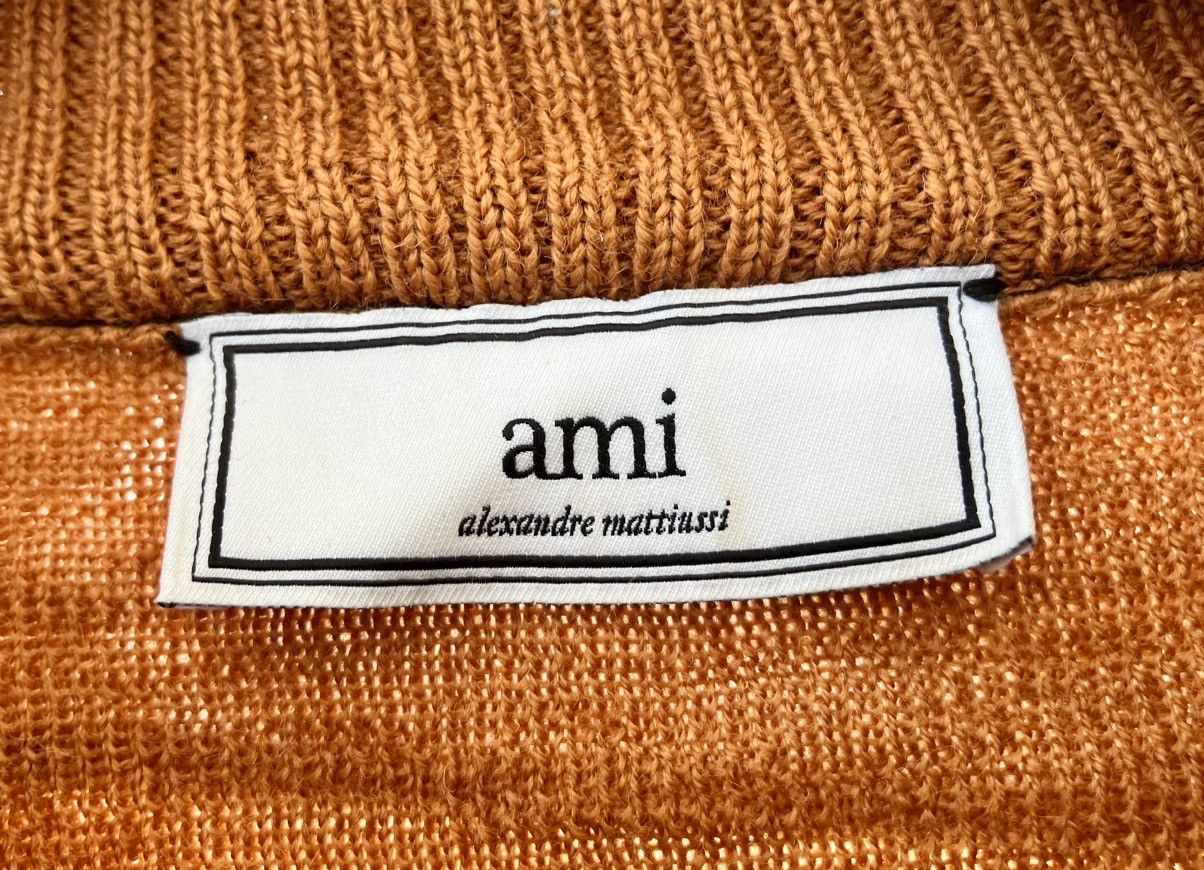 AMI AMI Mattiussi Wool Jumper RRP $300 NEW Orange Mr Porter Size US L / EU 52-54 / 3 - 4 Thumbnail
