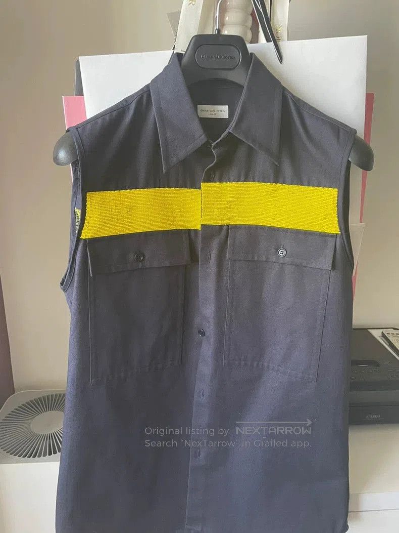 Dries Van Noten Beaded Sleeveless Top.