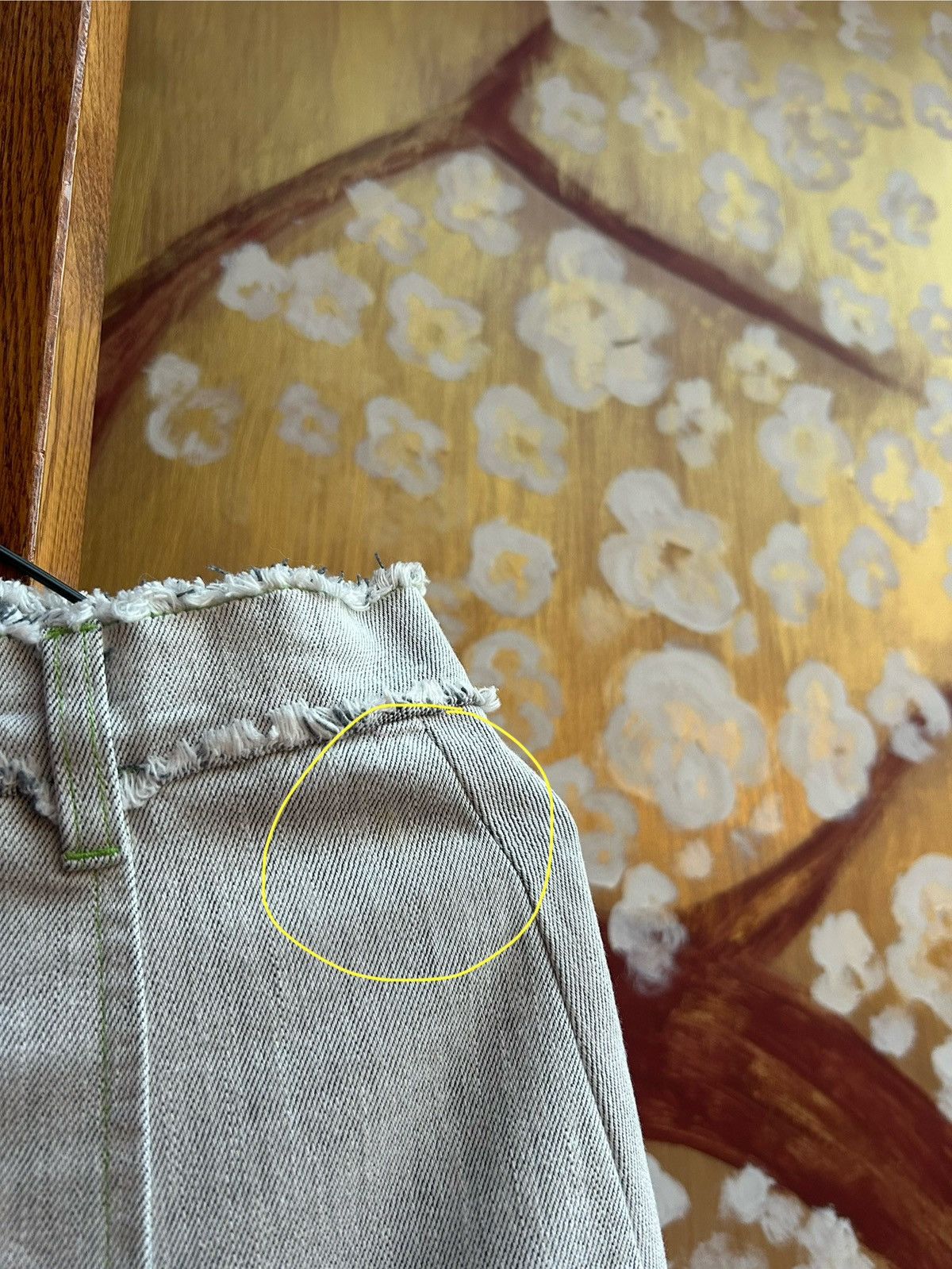 Paul Smith × Vintage 90s Paul Smith Denim Knee Lenght Pleated Skirt Size 42 Size 28" / US 6 / IT 42 - 12 Thumbnail