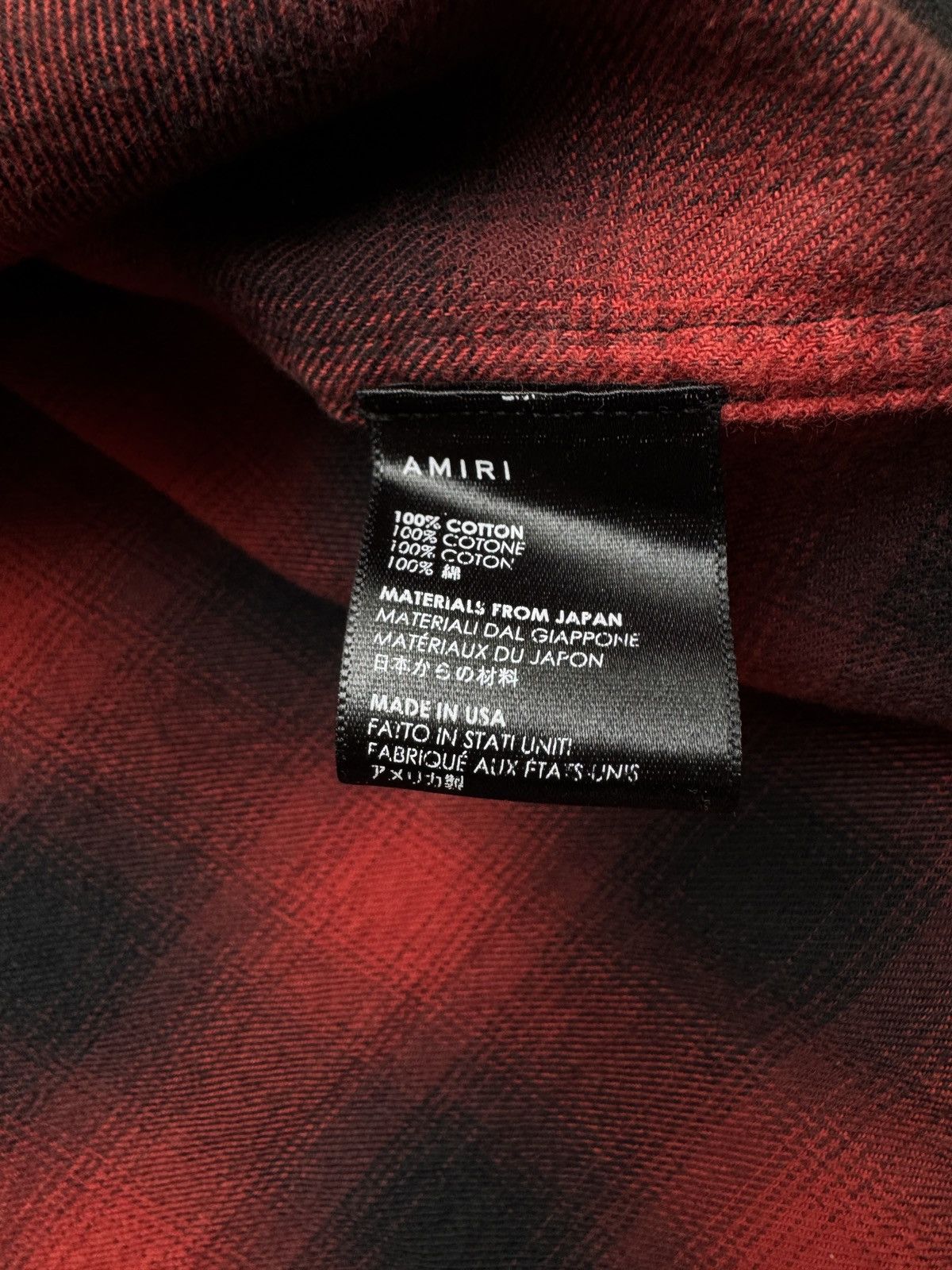 Amiri Amiri Distressed Flannel Size US S / EU 44-46 / 1 - 5 Thumbnail