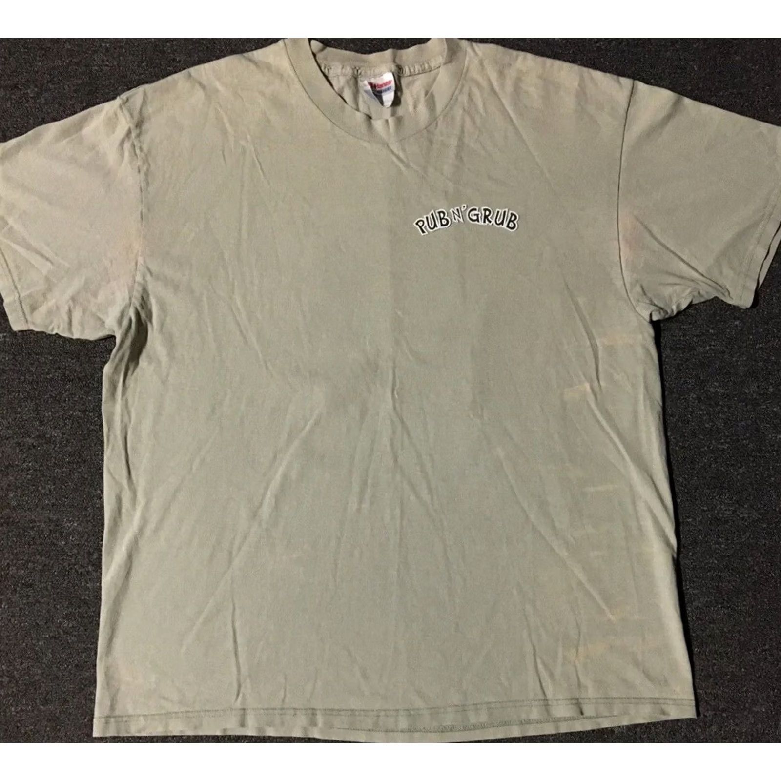 Vintage VINTAGE Arizona Pub N Grub Bar Faded Distress Shirt XL Beige/Brown Shirt Men XS-4XL? (Note: Placeholder) Size US XL / EU 56 / 4 - 2 Thumbnail