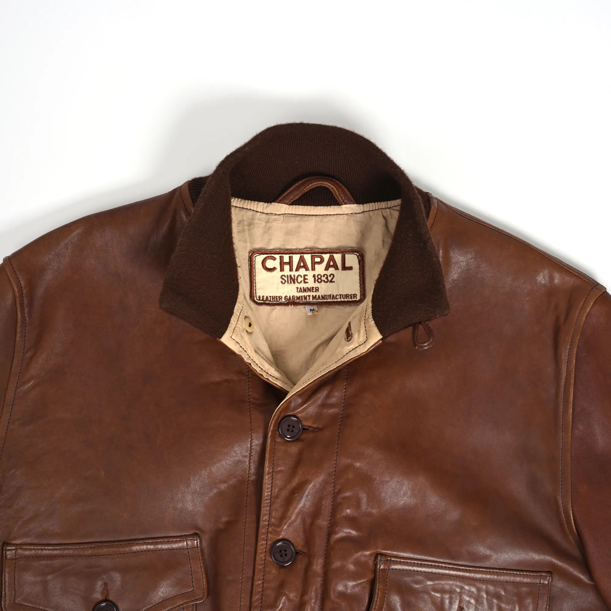 Other CHAPAL A1 leather jacket (M) Size US M / EU 48-50 / 2 - 2 Thumbnail
