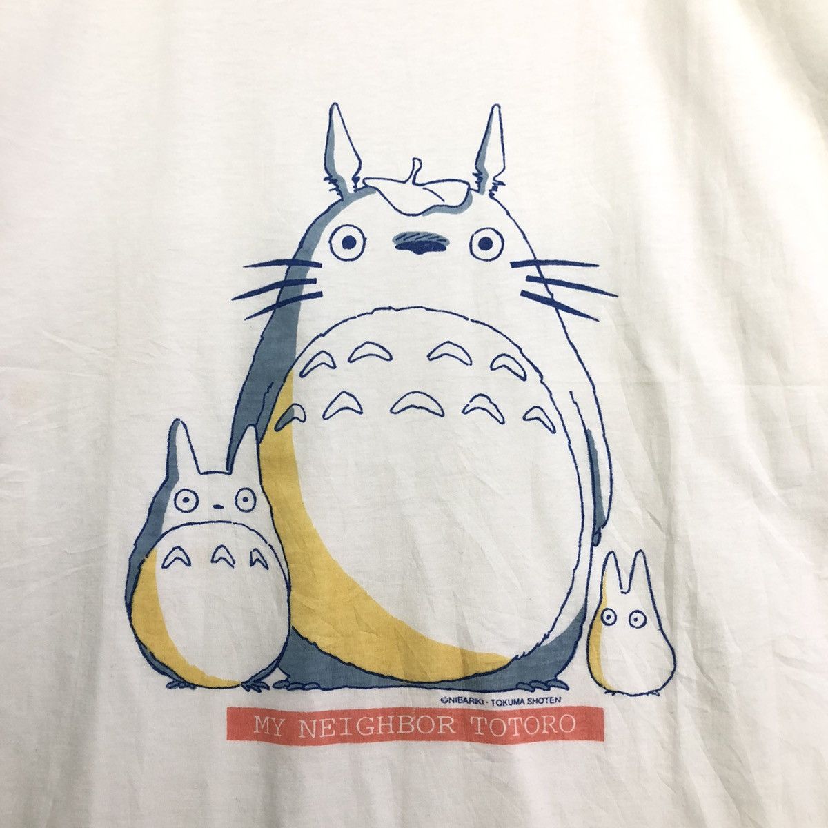 Anime Vintage My Neighbor Totoro By Nibariki Tokuma Shoten Tshirt Size US M / EU 48-50 / 2 - 3 Thumbnail