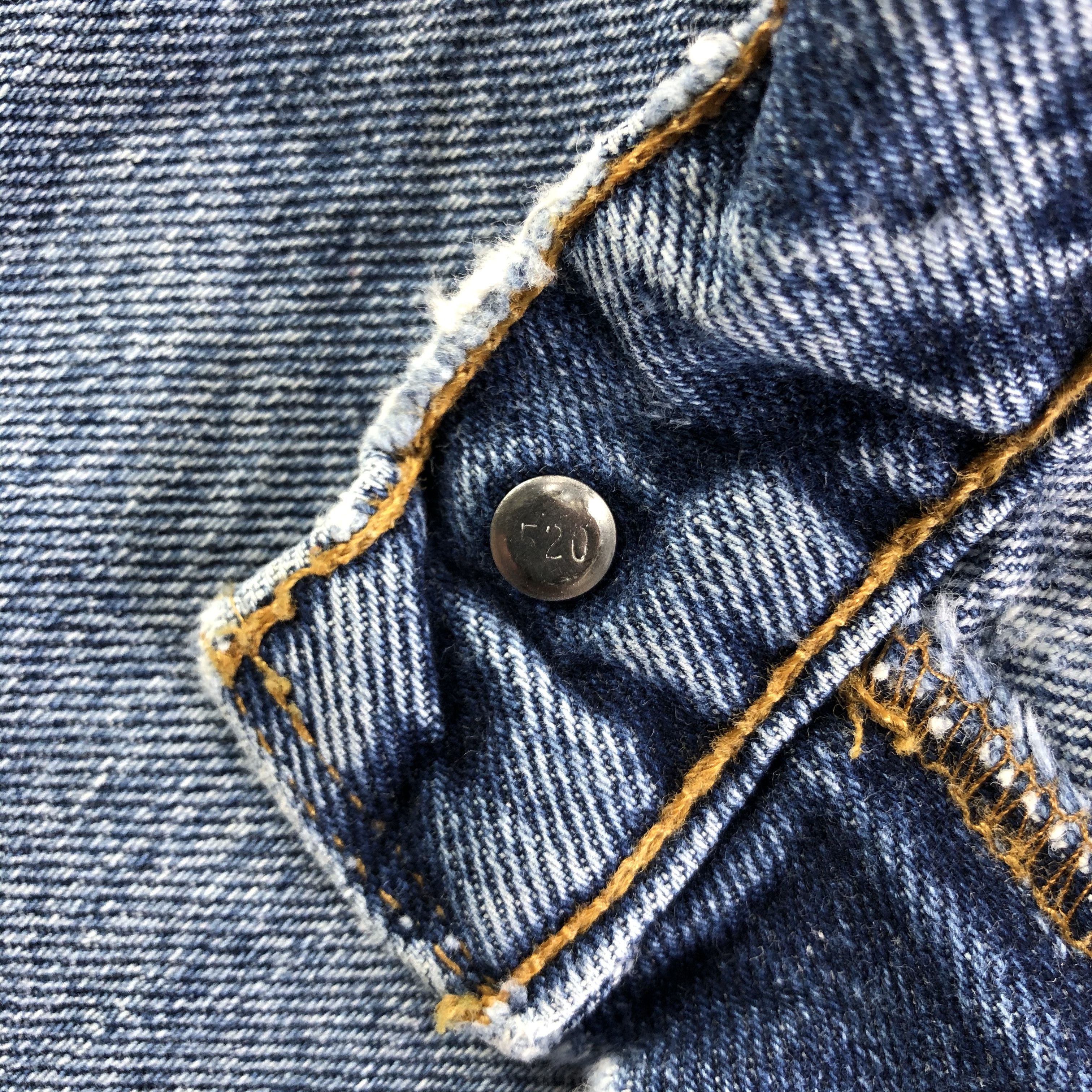 Levi's Vintage 90s Blue Wash Levis 505 Jeans-J3073 Size US 35 - 9 Thumbnail