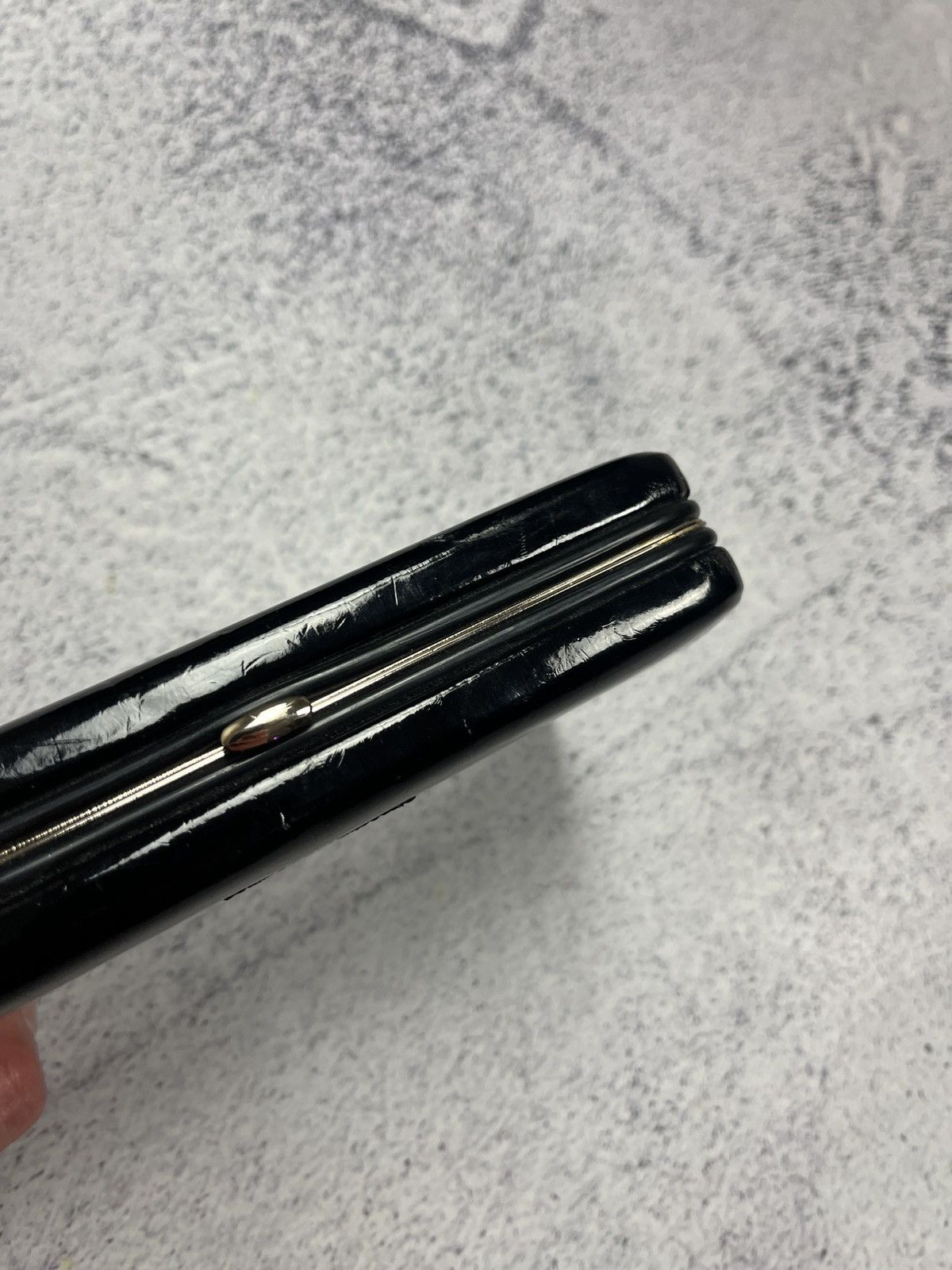 Vintage Vintage Yves Saint Laurent Clutch Bag Patent Leather Case Size ONE SIZE - 5 Thumbnail
